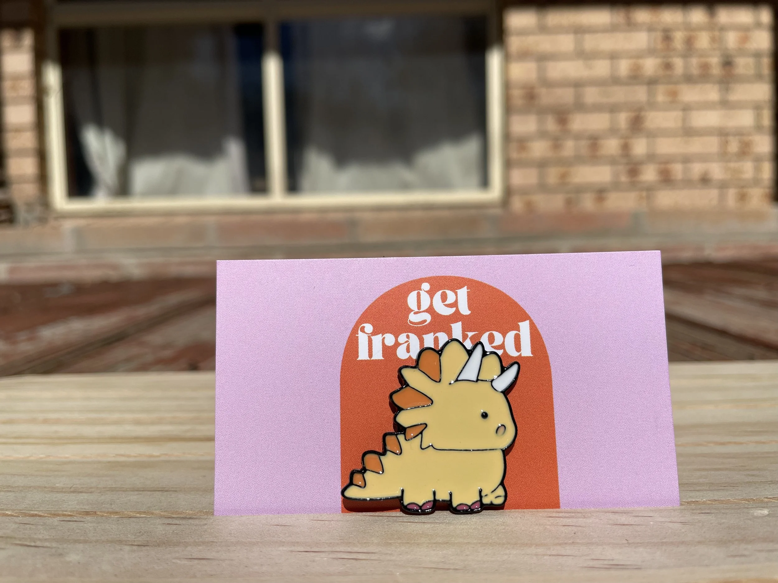 Needle Minder: Yellow Dinosaur