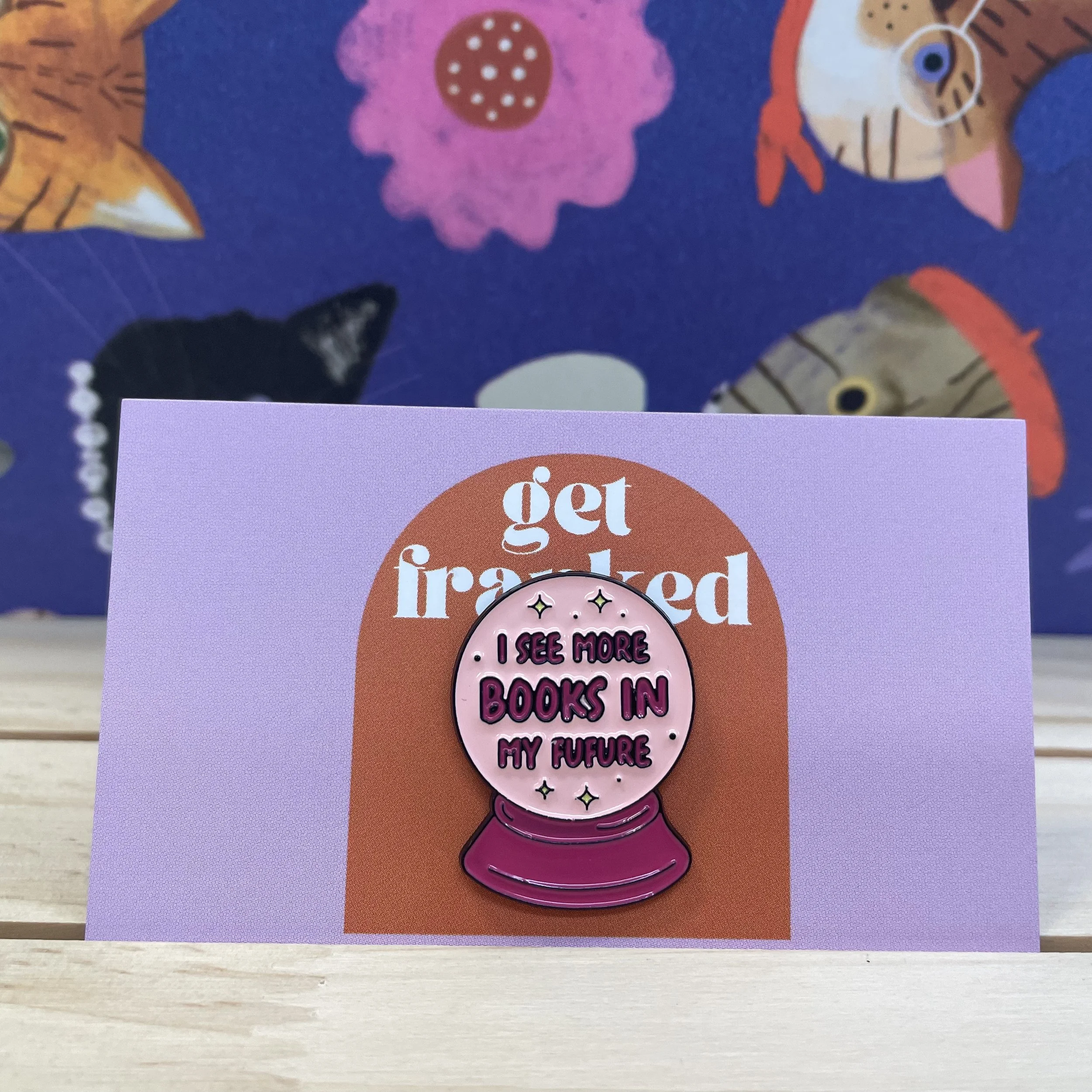 Pin: "I see more books in my future"