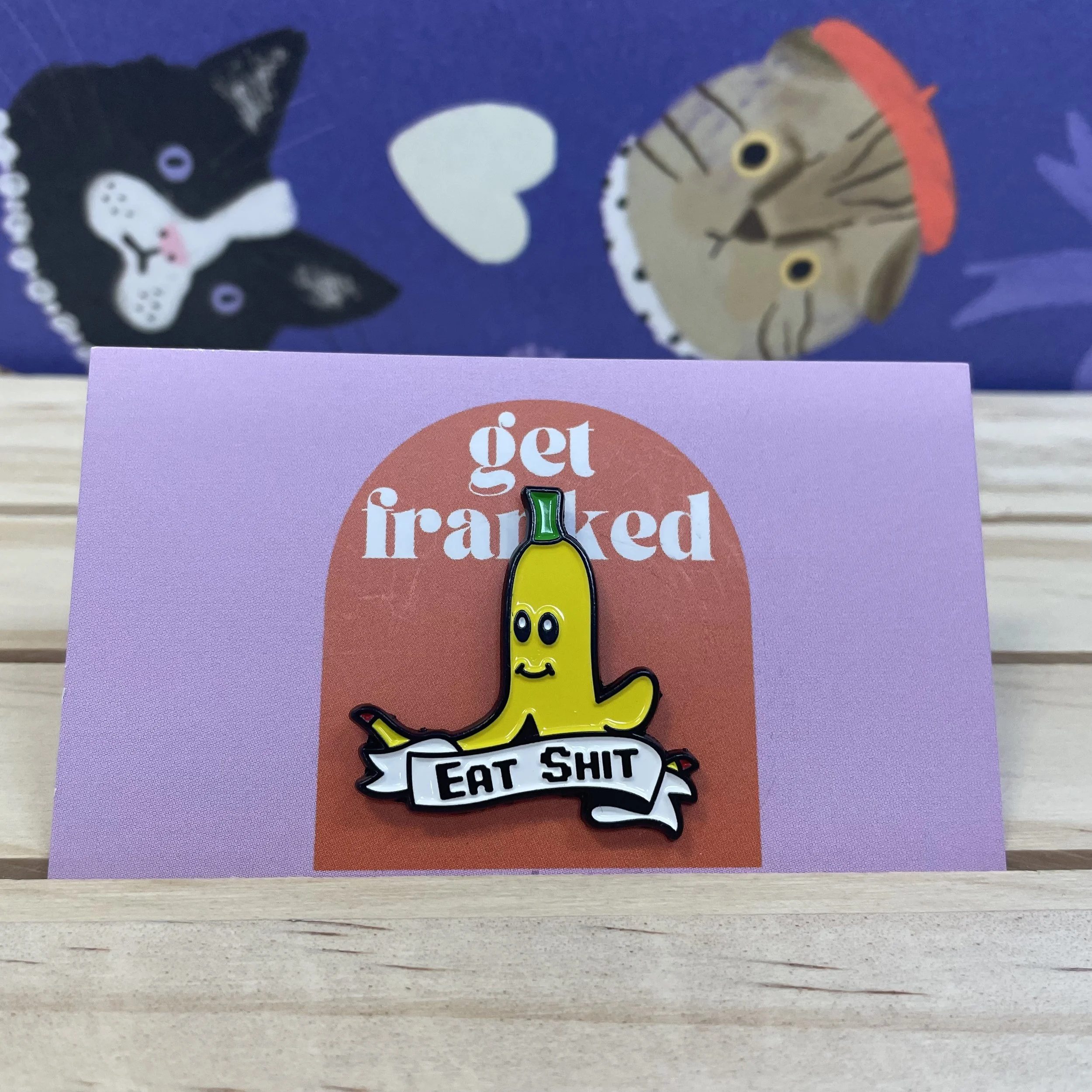 Pin: [Mario Kart] "Eat shit"