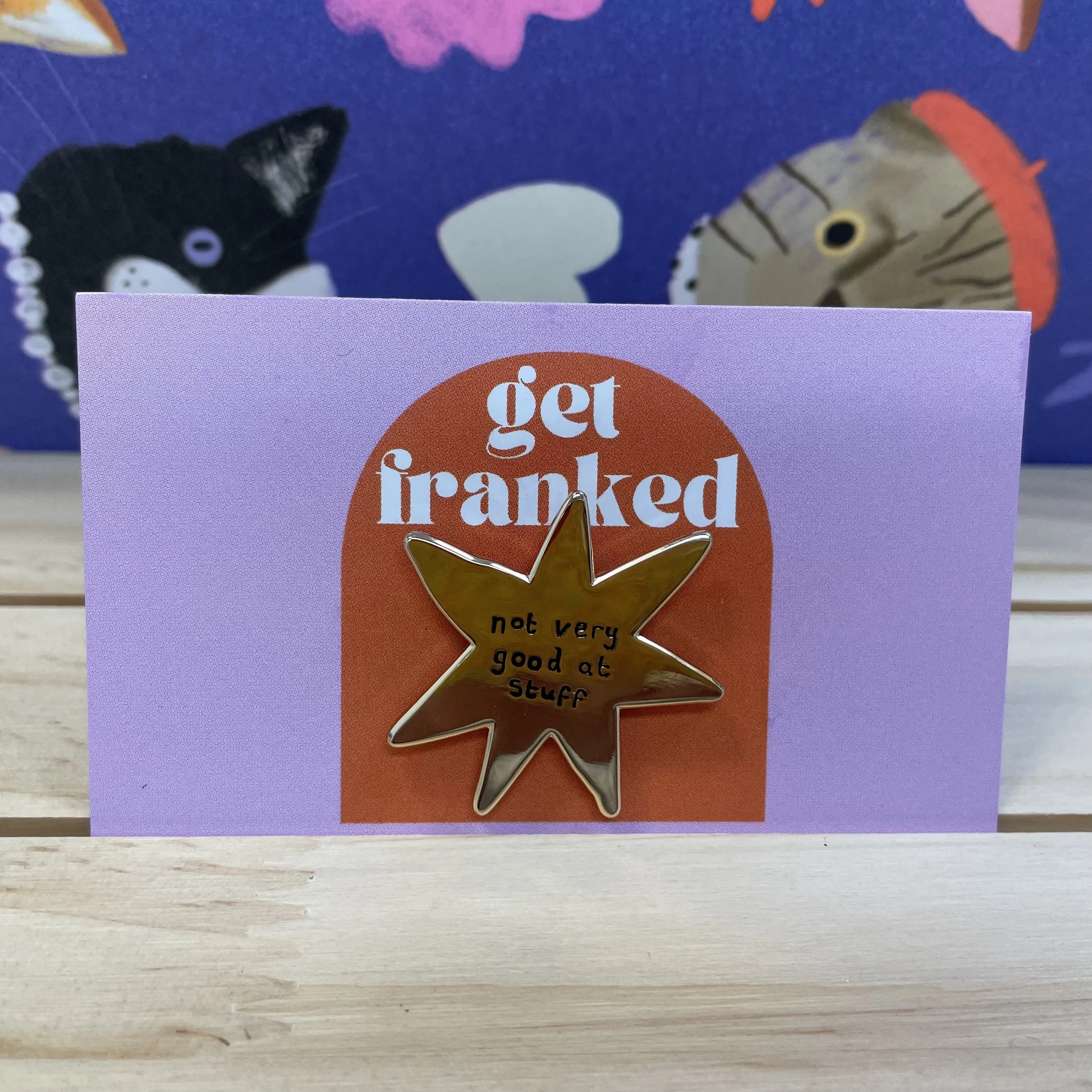 Pin: "Not very good at stuff"