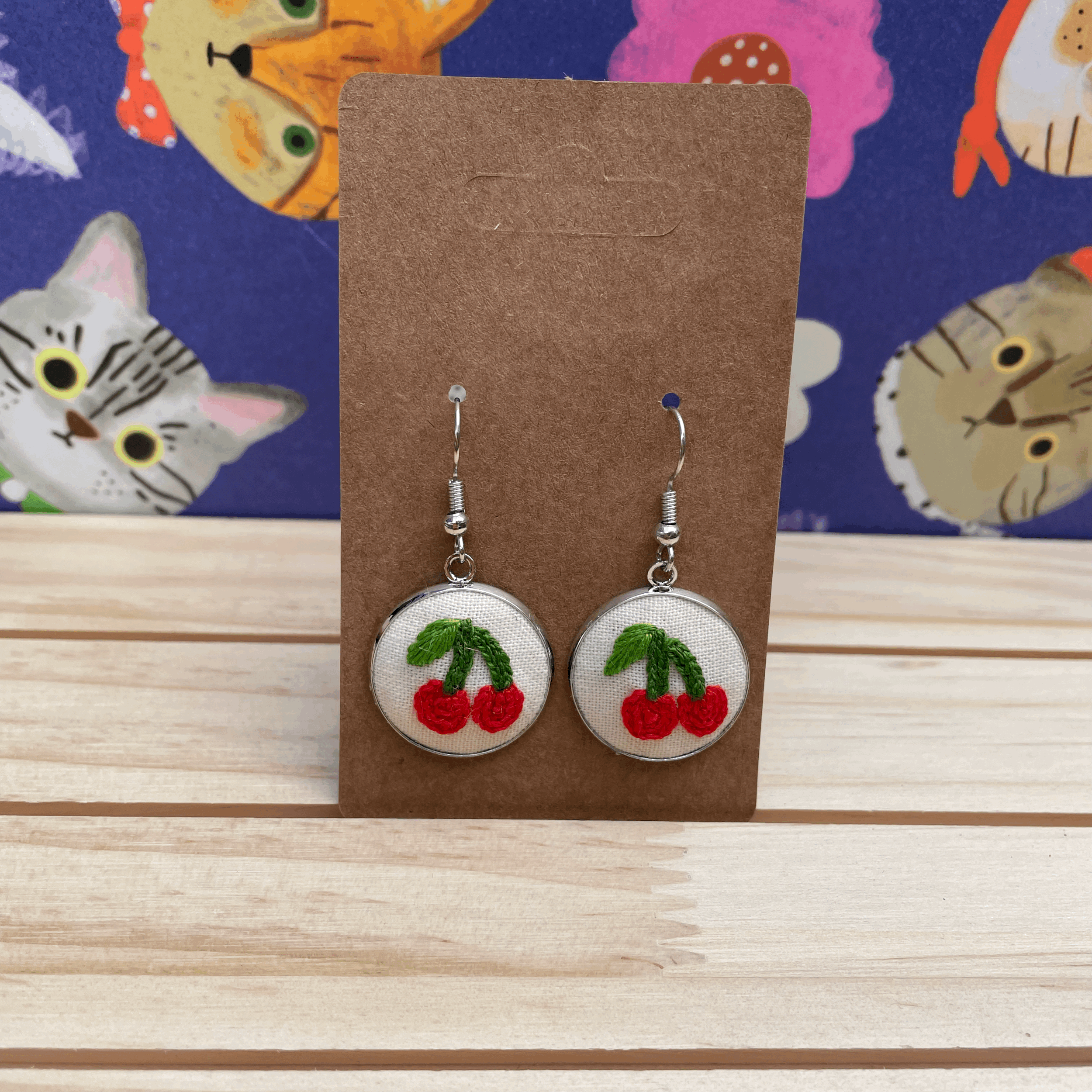 Earrings: Cherries