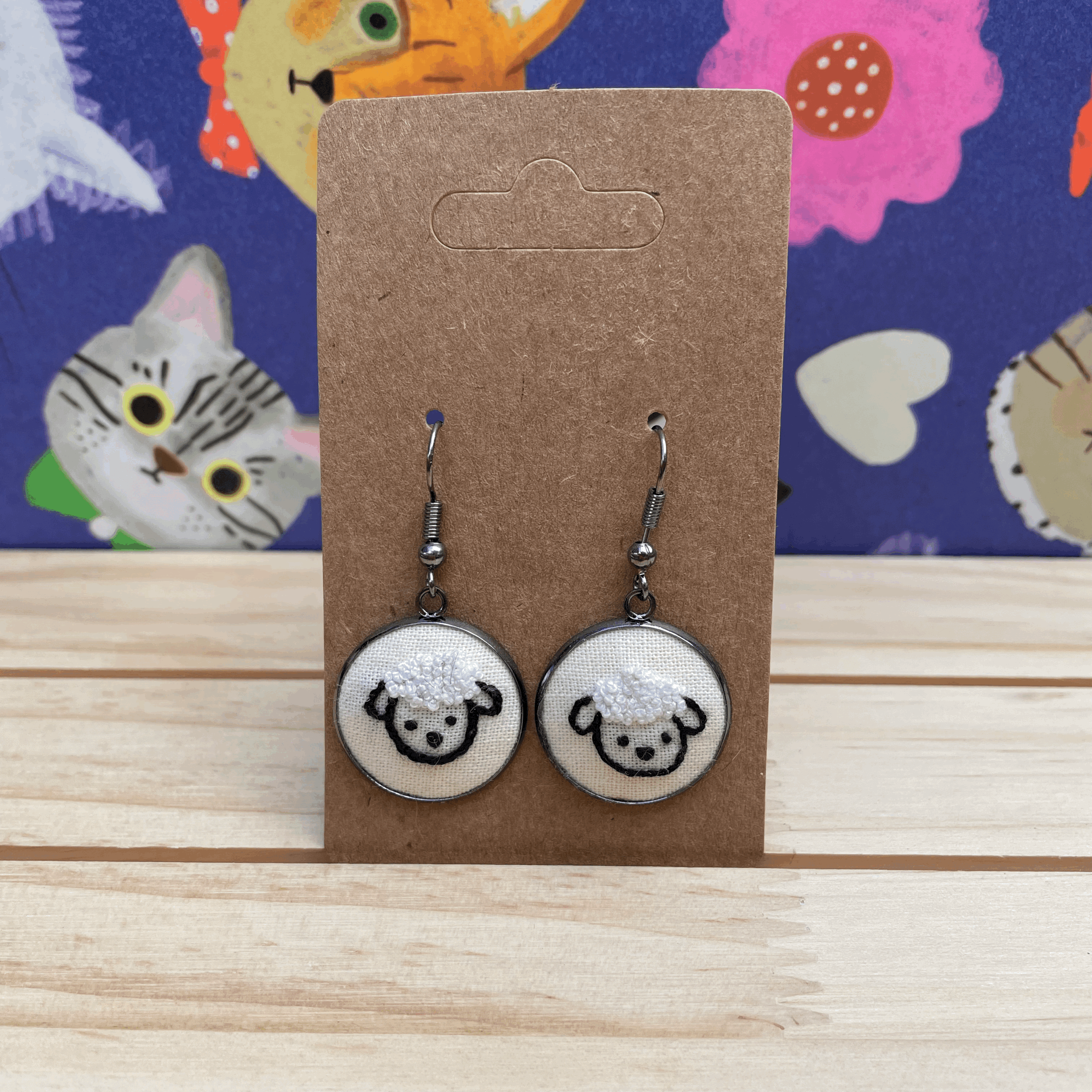 Earrings: Sheep