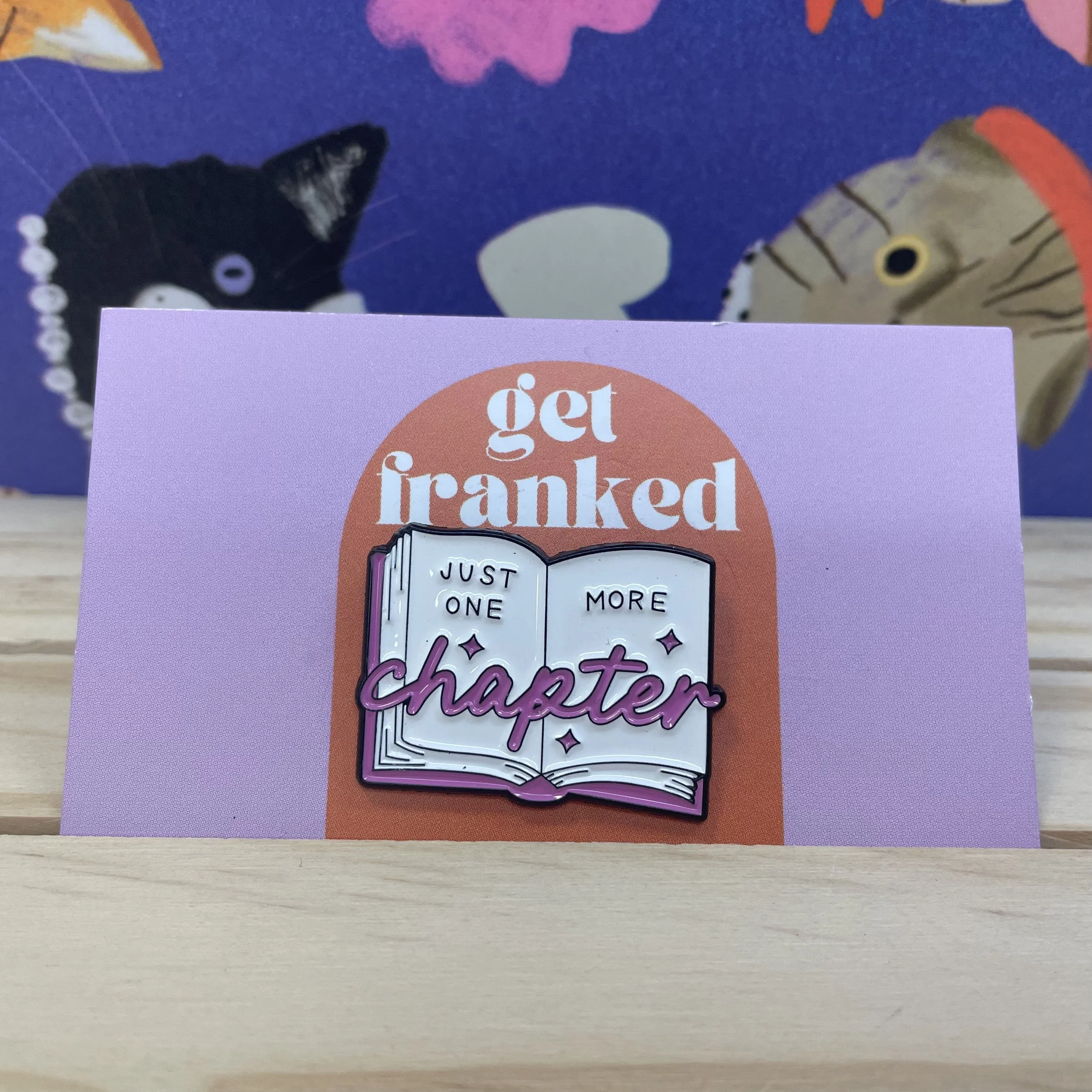 Pin: "Just one more chapter"