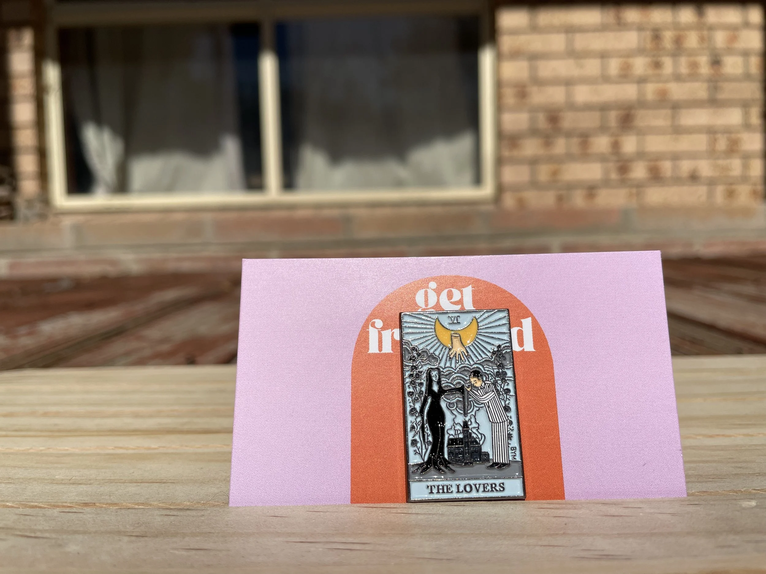 Needle minder: [The Addams Family] Taro Card - The Lovers