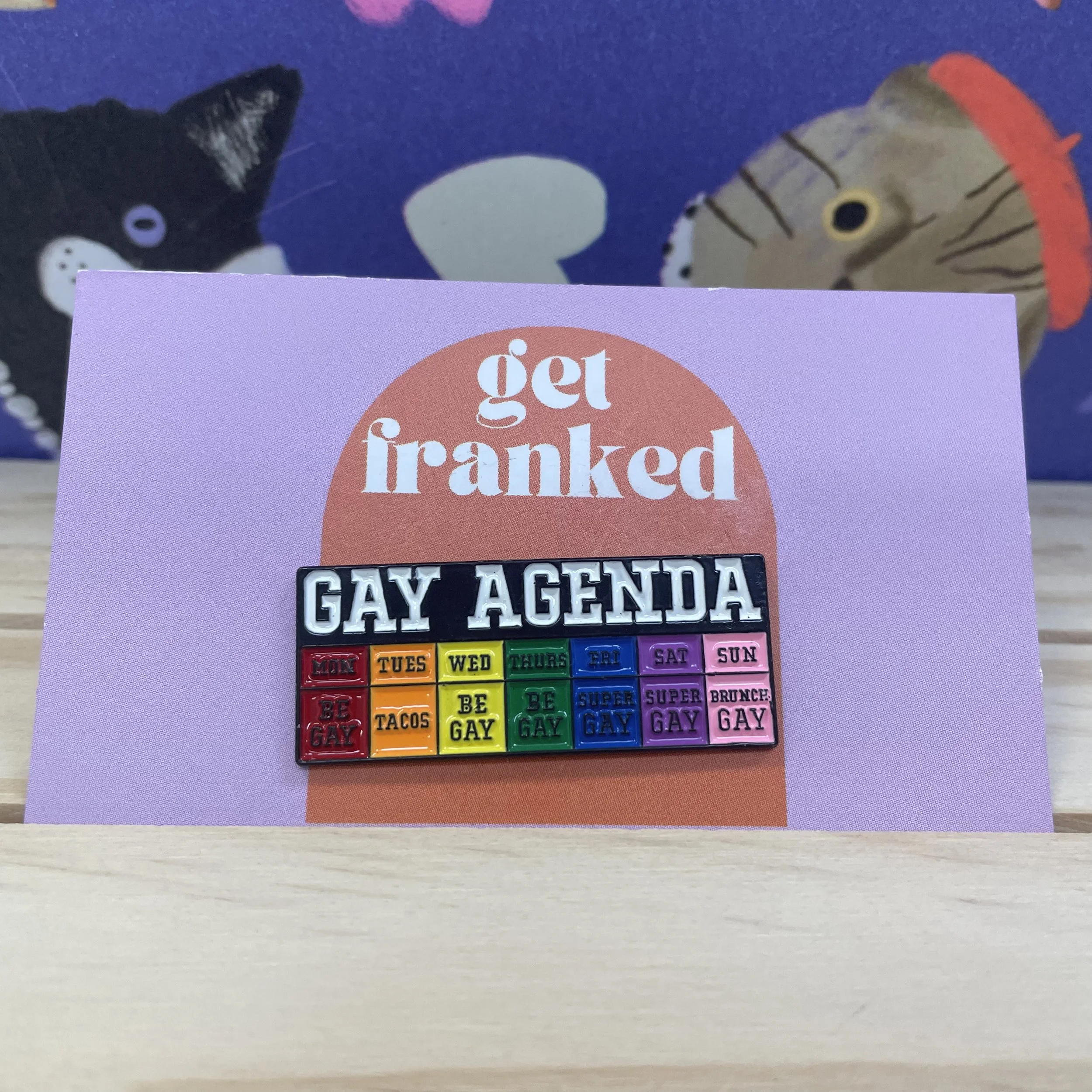 Pin: "Gay Agenda"