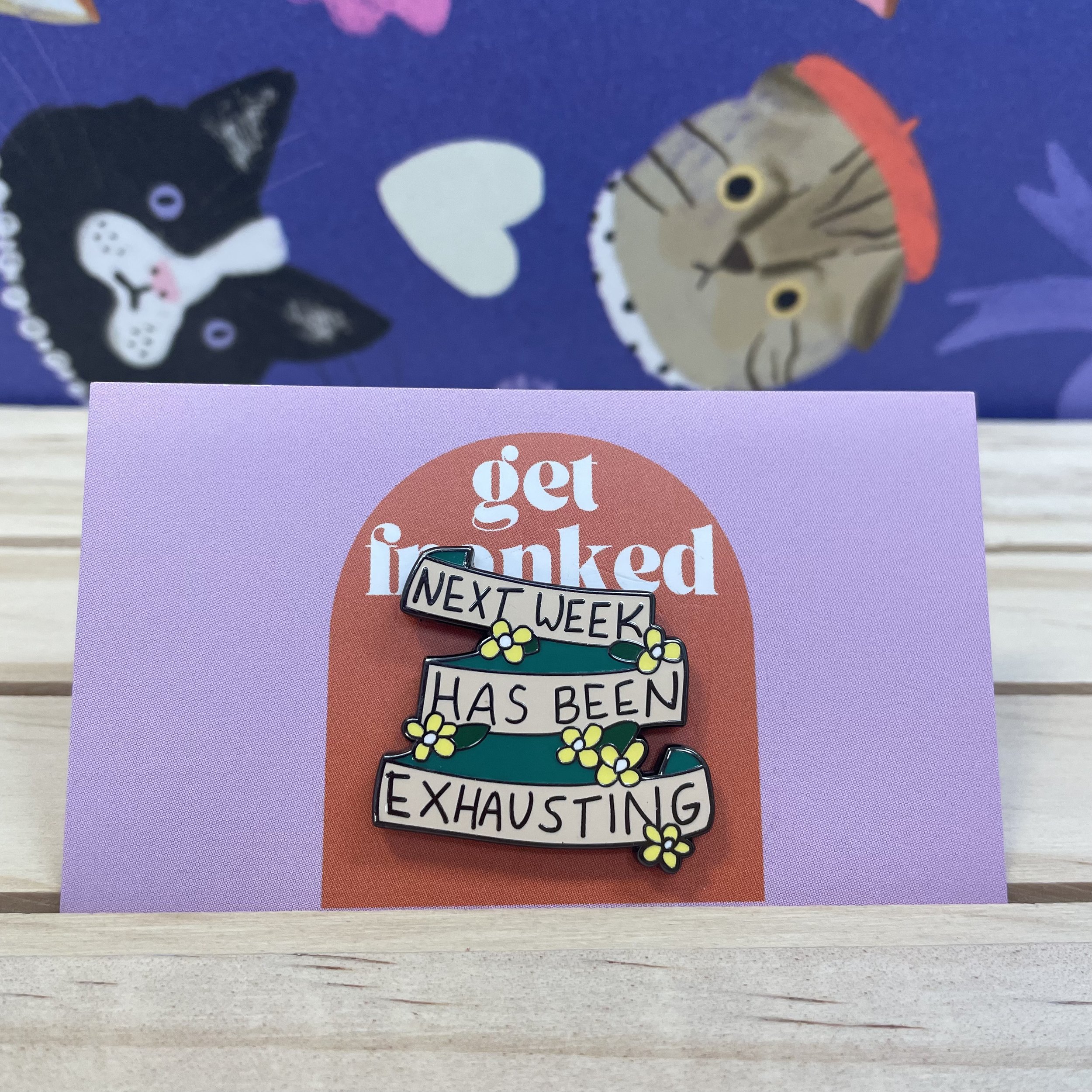 Pin: "Next week has been exhausting"