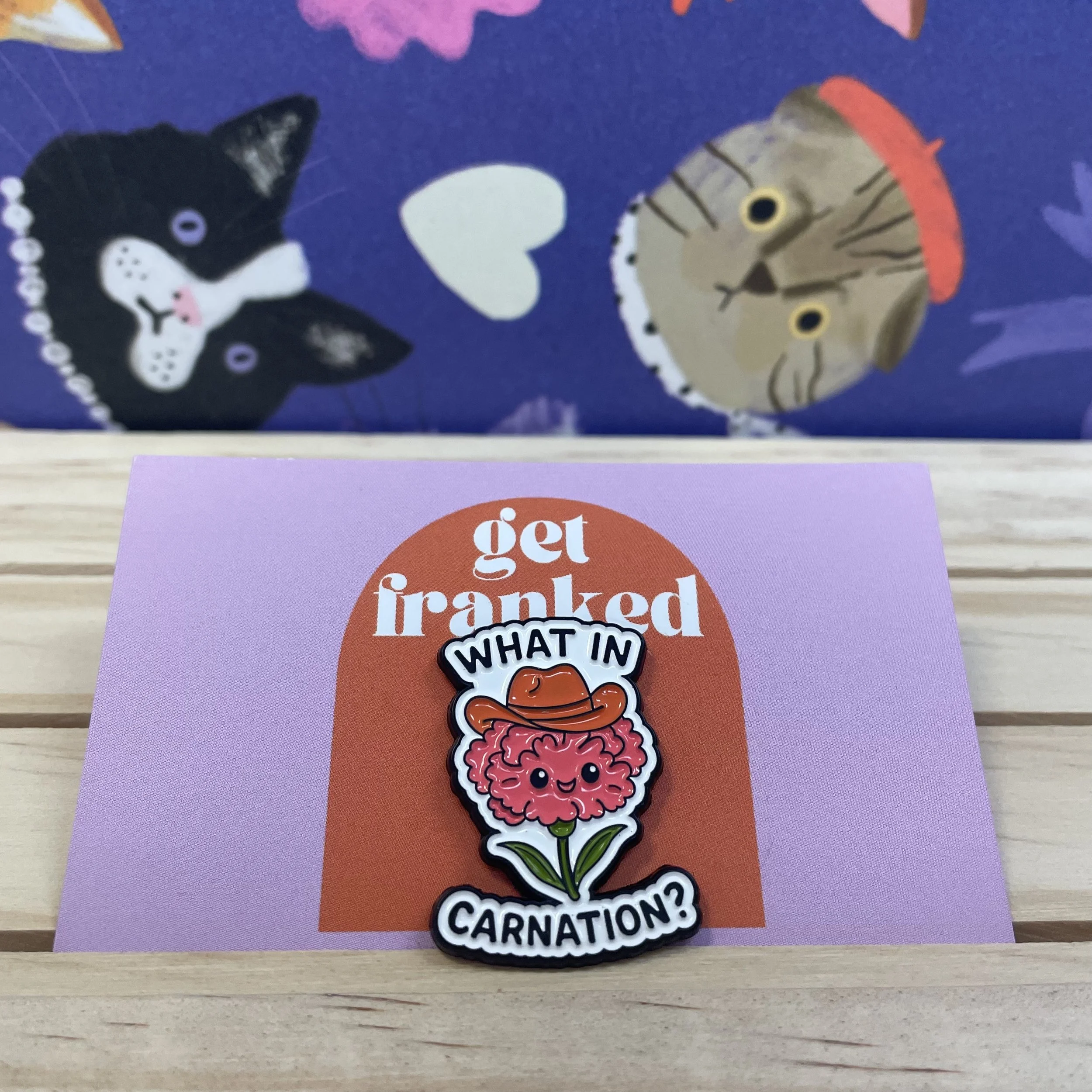 Pin: "What in carnation?"