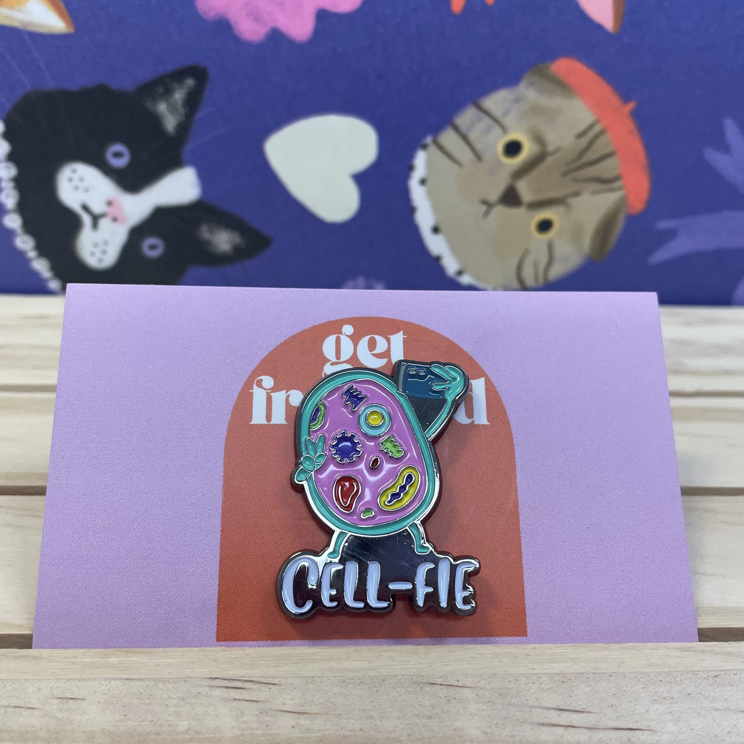 Pin: "Cell-fie"