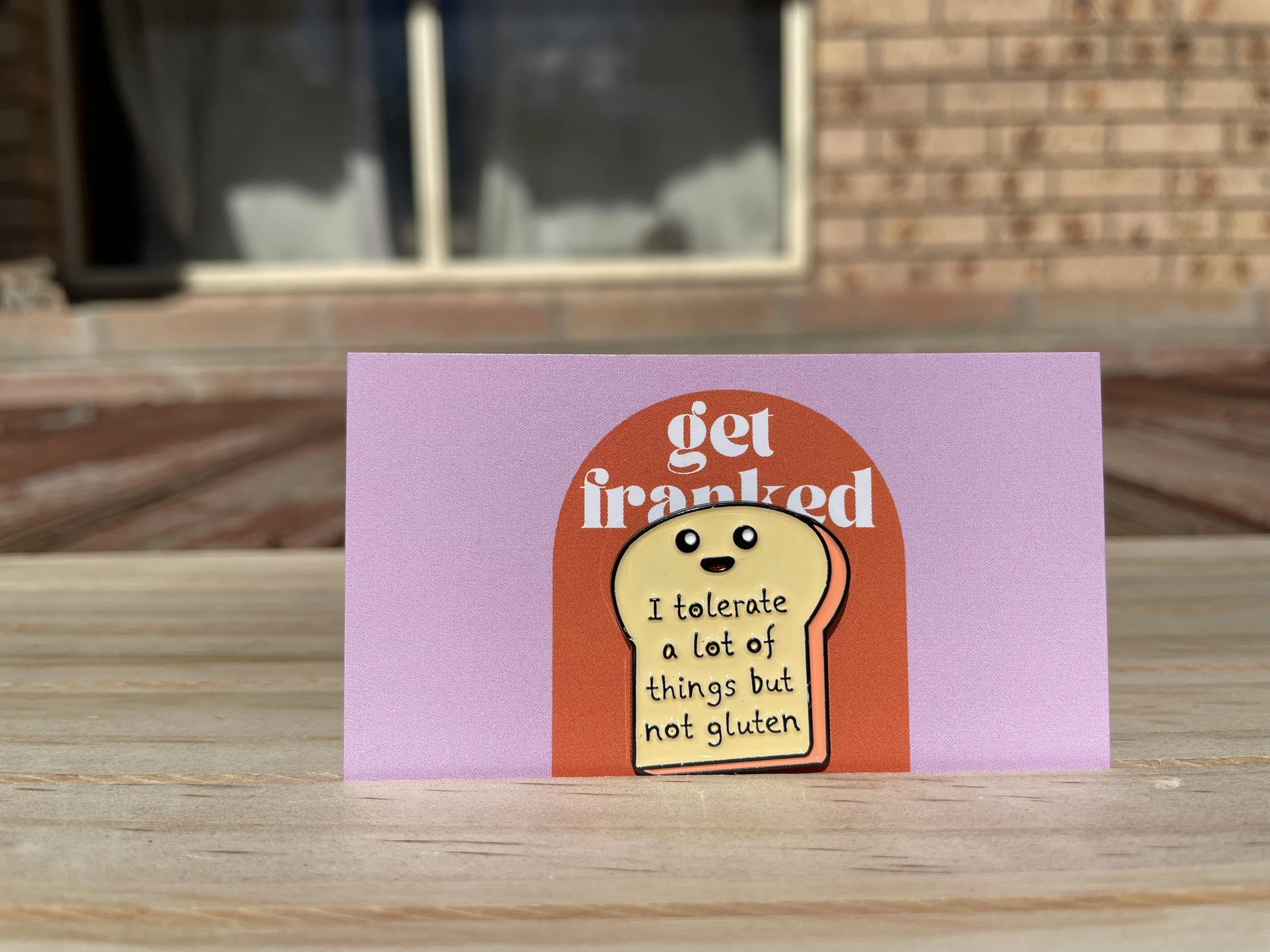 Pin: "I tolerate a lot of things but not gluten"