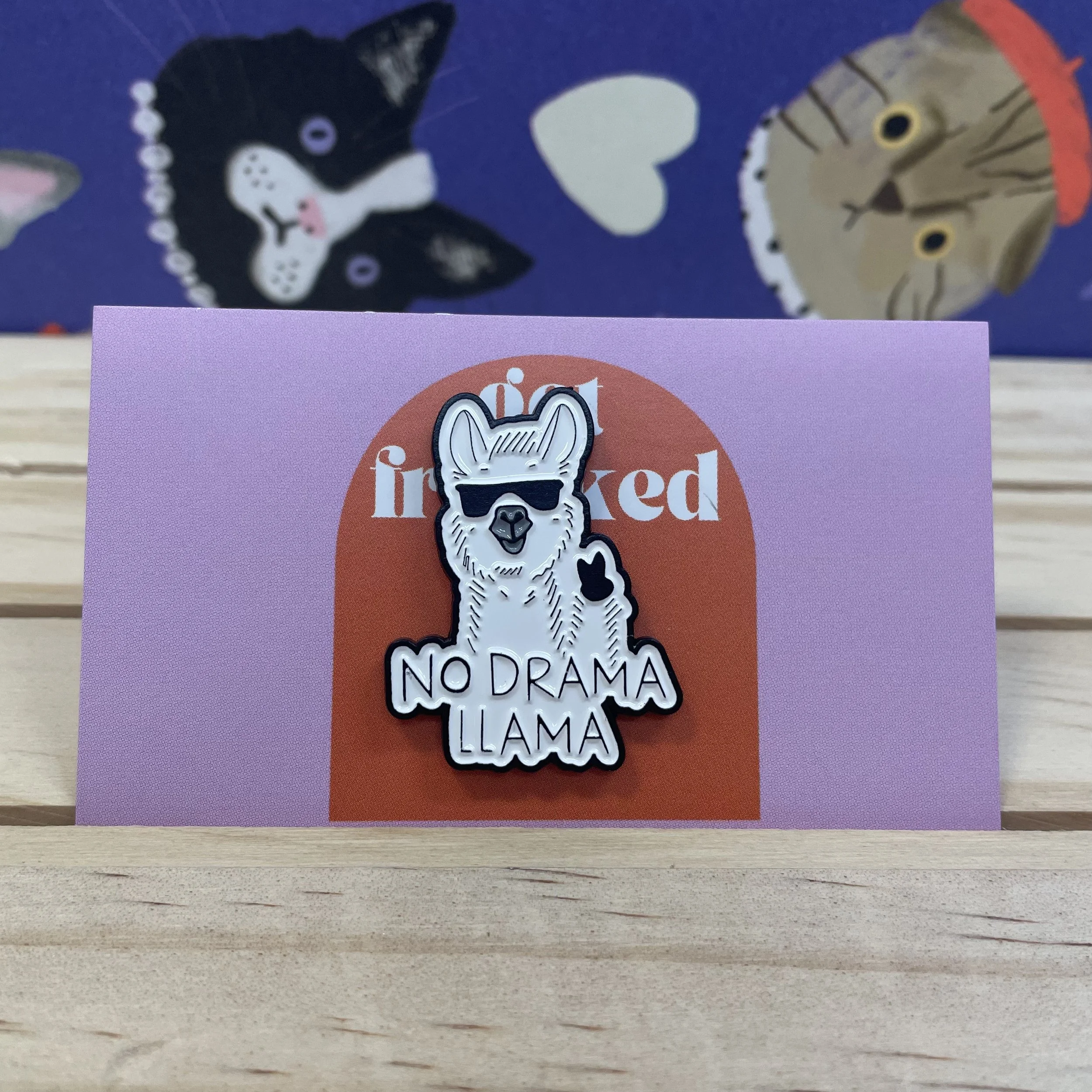Pin: "No drama llama"