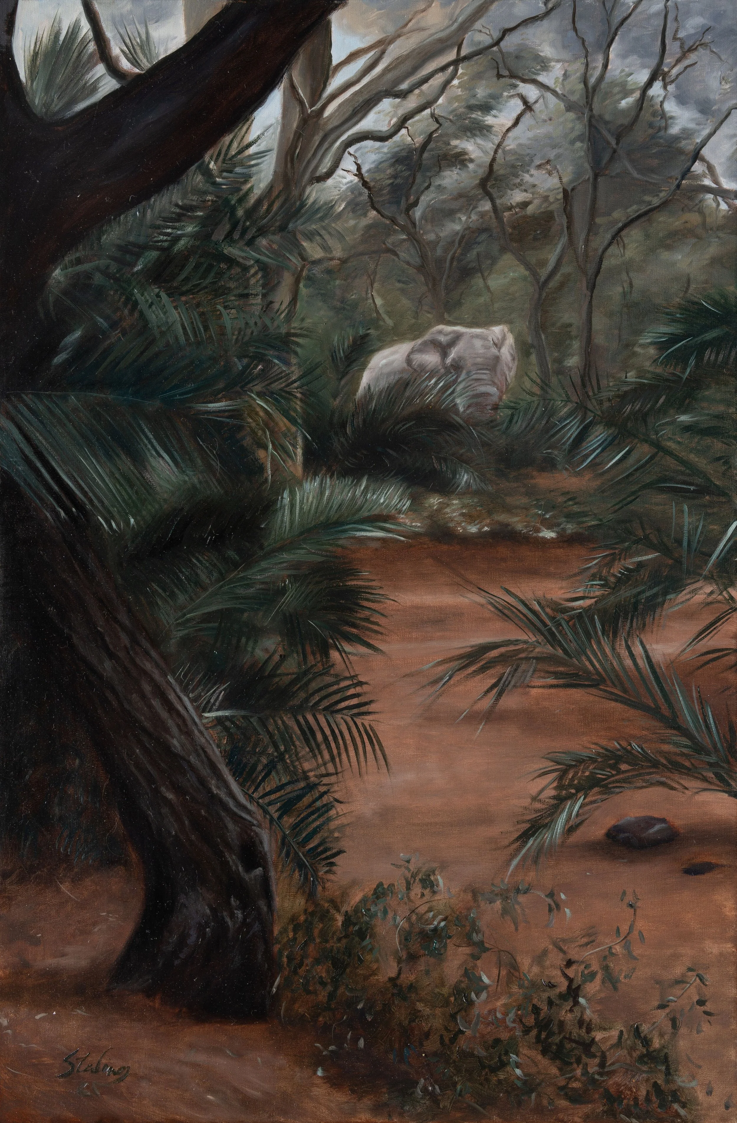 Morning Solitude, 2025, Oil on linen, 50.8 x 76.2 cm., 20 x 30 in, Available through Gallery (stallthreestudio.com)