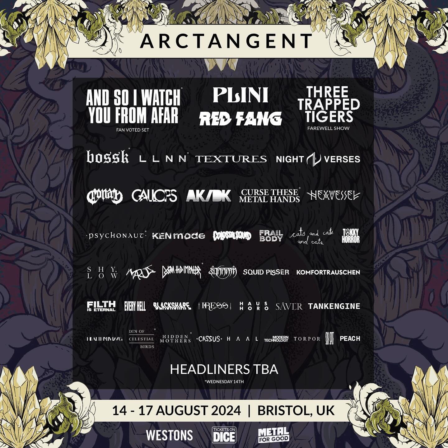 @haalband playing @arctangentfestival next year! X