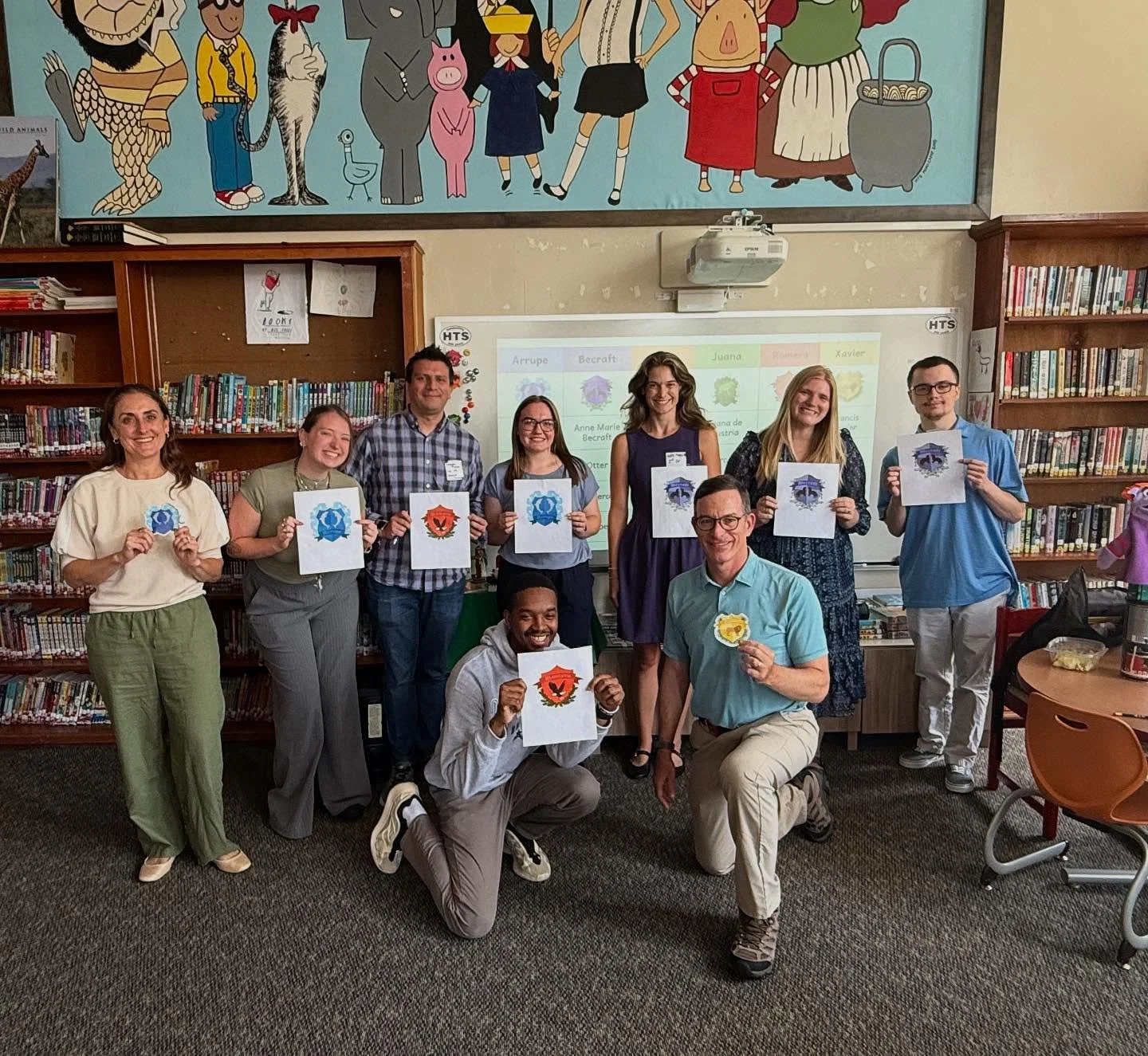 We were thrilled to welcome new faculty to campus yesterday for orientation. A definite highlight included the House Sorting, where they were each sorted into new houses!