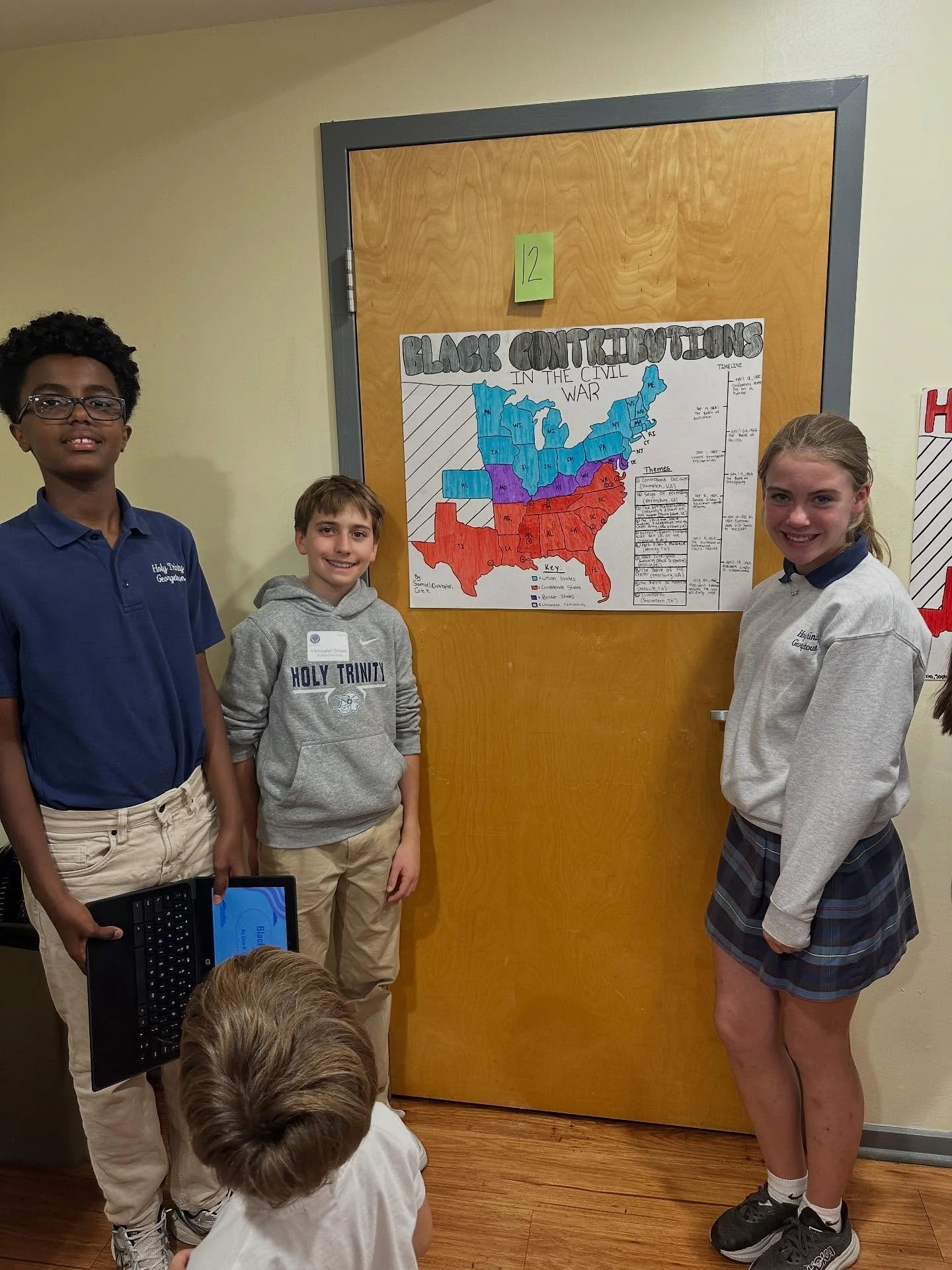 Our 8th graders impressed the whole school today with their Civil War projects! From creative displays to thoughtful presentations, they brought history to life. We loved learning from them!