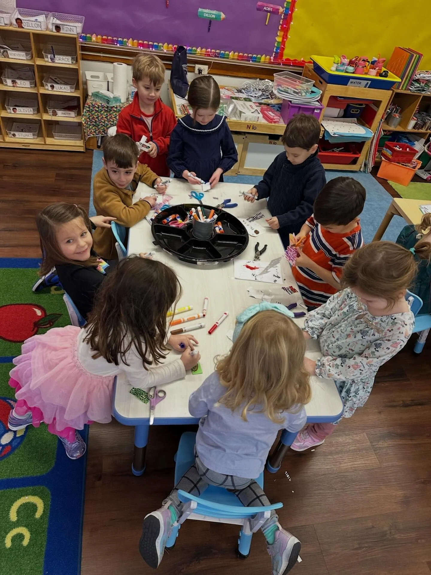 Big learning in our Pre-K classroom! 💛 Through play, exploration, and hands-on activities, our youngest learners are building skills and confidence every day.