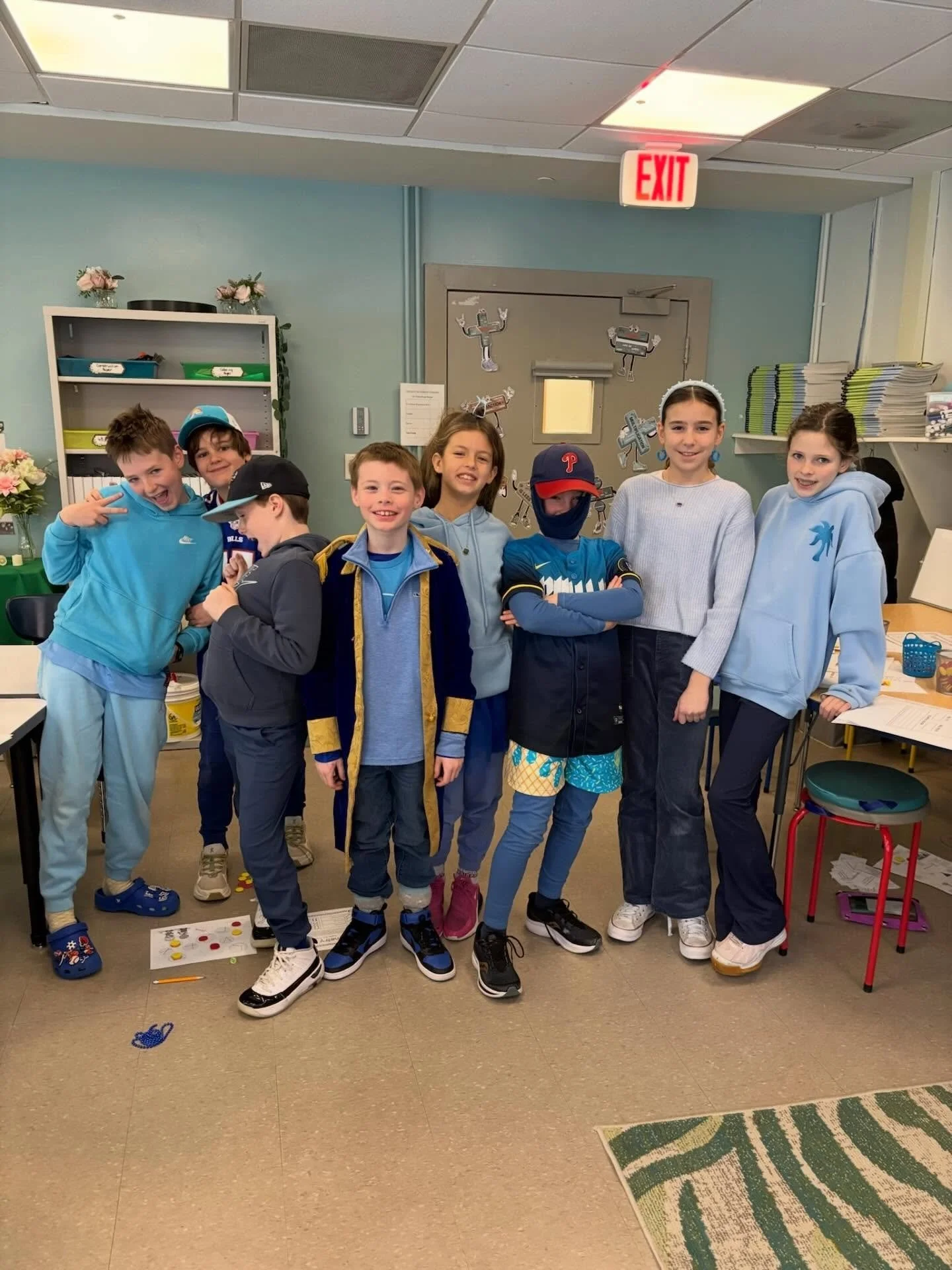 A sea of blue for House Arrupe! 💙🐬 Our students rocked their blue today while celebrating compassion and their Arrupe peers.!