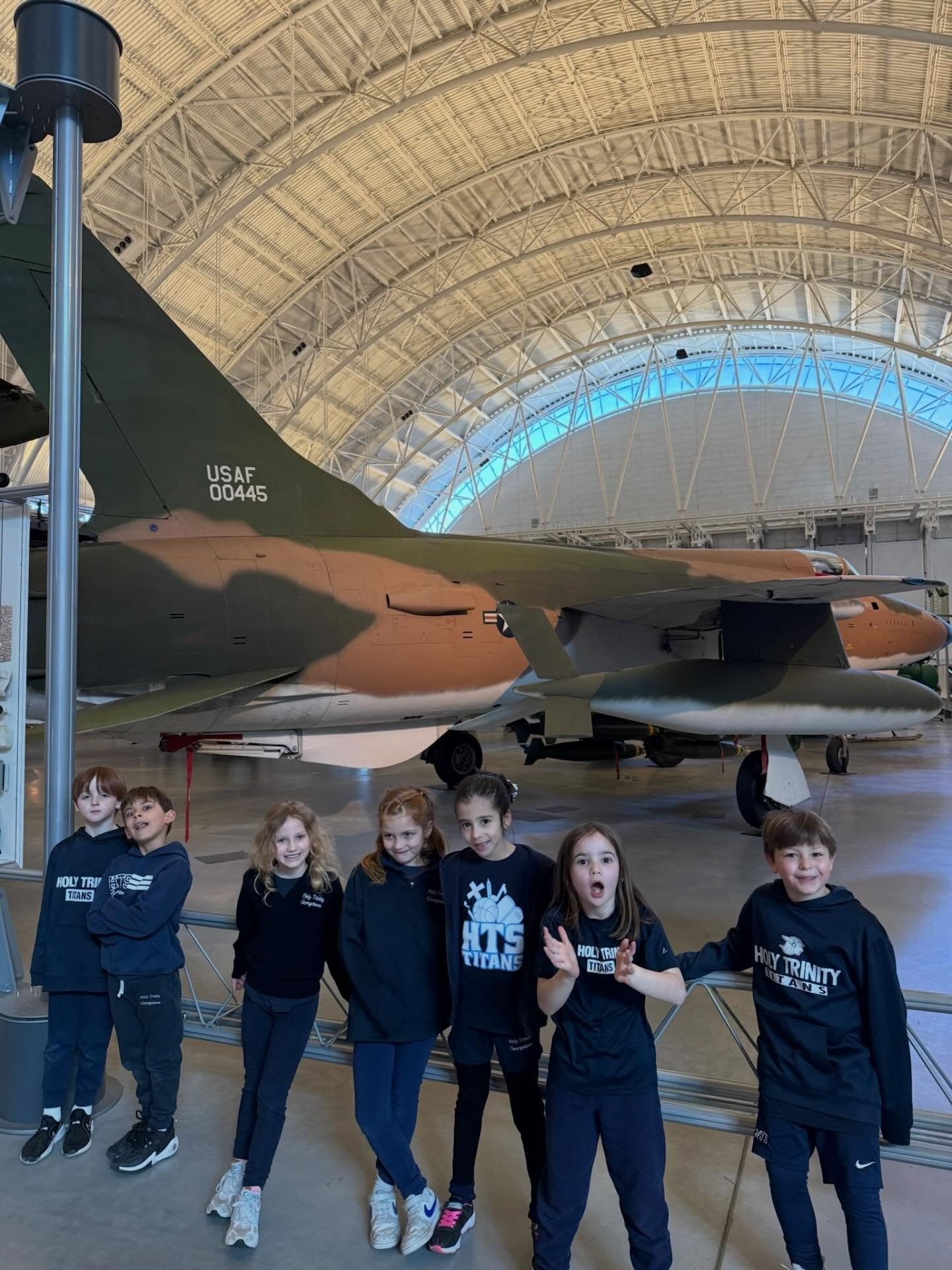 1st grade adventures take flight! ✈️ Last week, our little explorers visited Clemyjontri Playground and the Air &amp; Space Museum in Chantilly. From observing planes at Dulles&rsquo; control tower to becoming air traffic controllers and guiding mini