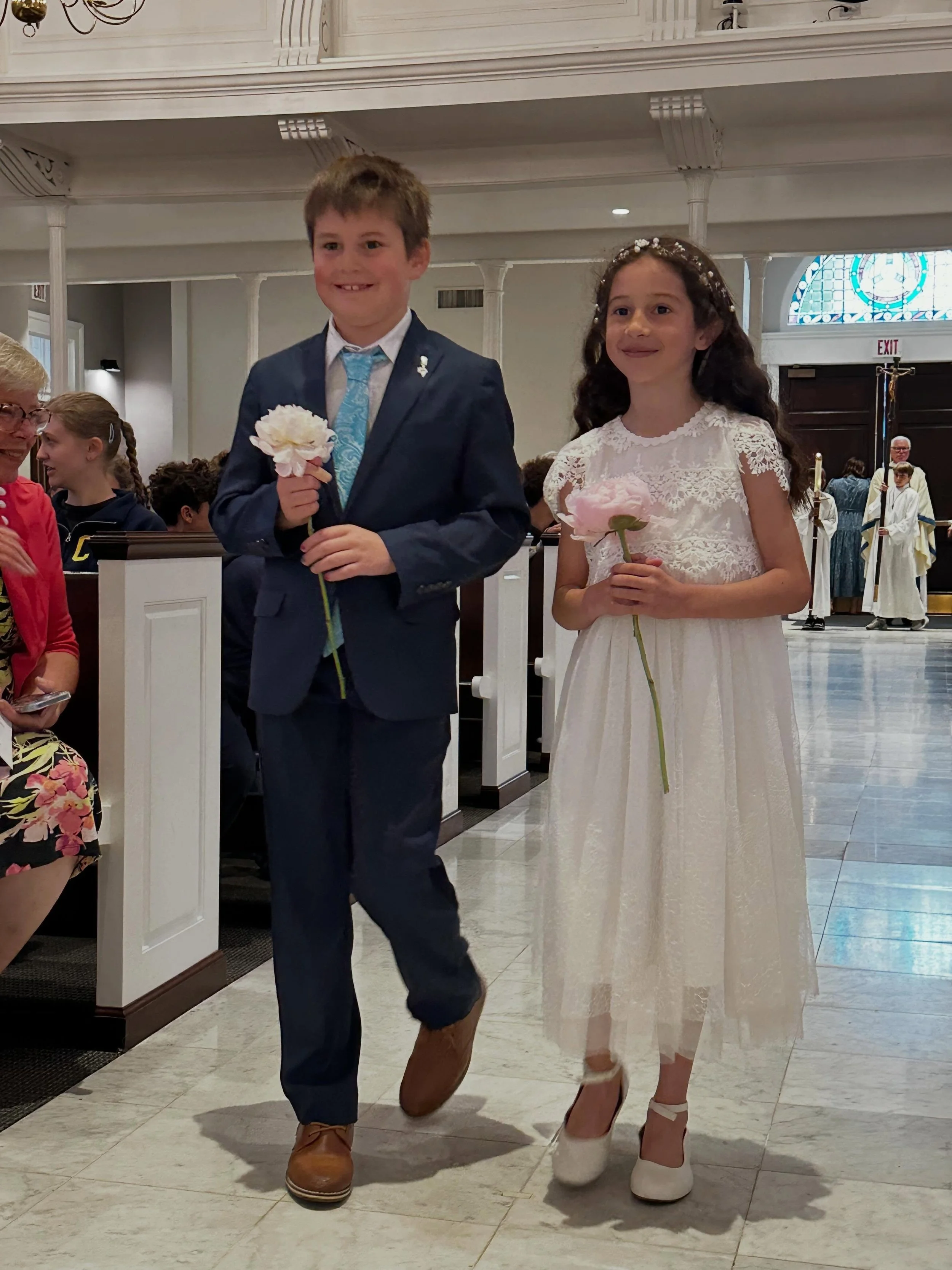 Yesterday morning, our school community came together for a beautiful Votive Mass honoring Mother Mary and celebrating our second graders. It was a joyful and reverent occasion filled with faith, prayer, and gratitude 🤍🤍