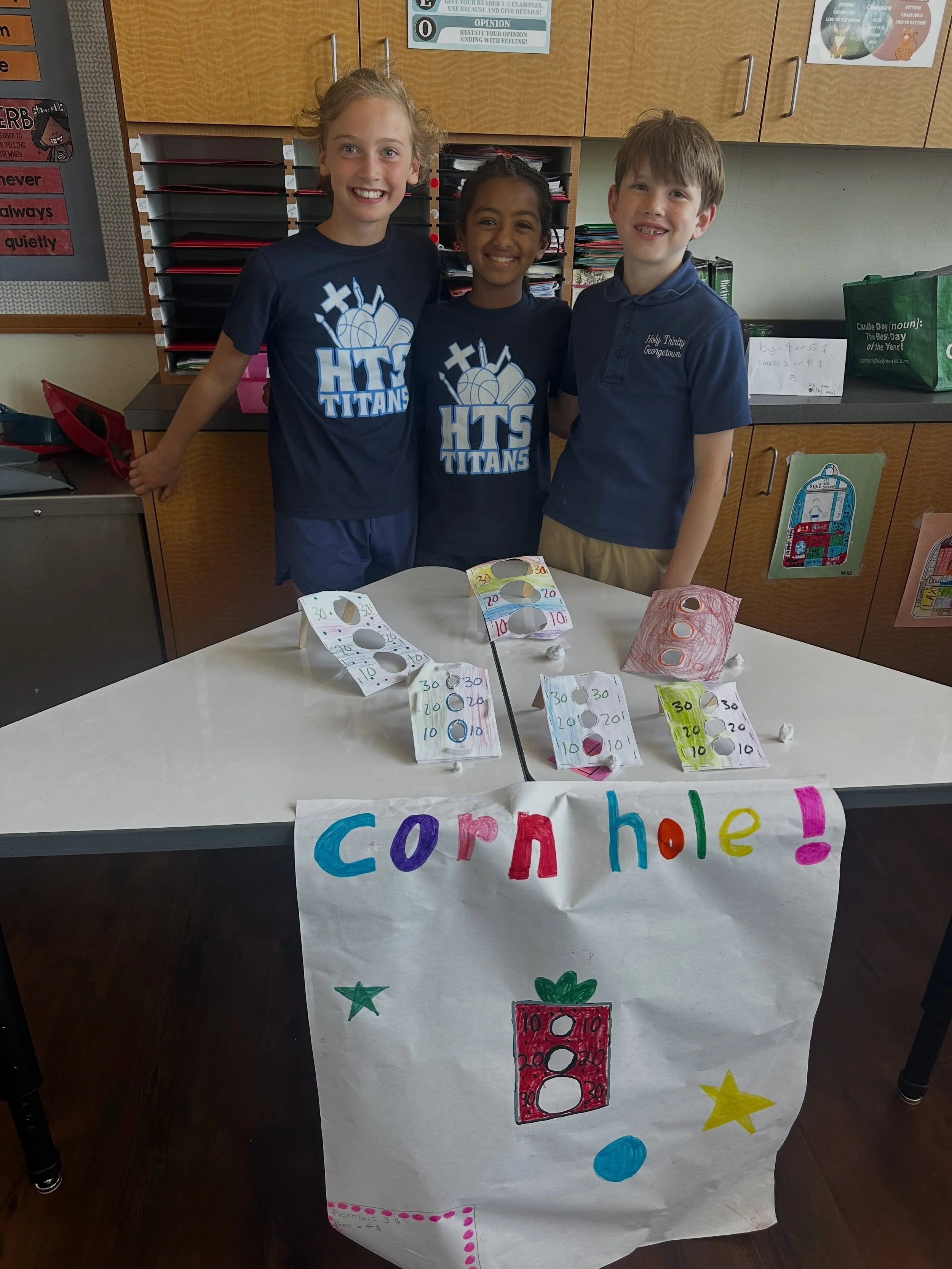 Business was booming at Fourth Grade Market Day! Students transformed their economics lessons into real-world experience by creating products, setting prices, and selling to classmates, teachers, and staff. From handmade creations to clever marketing