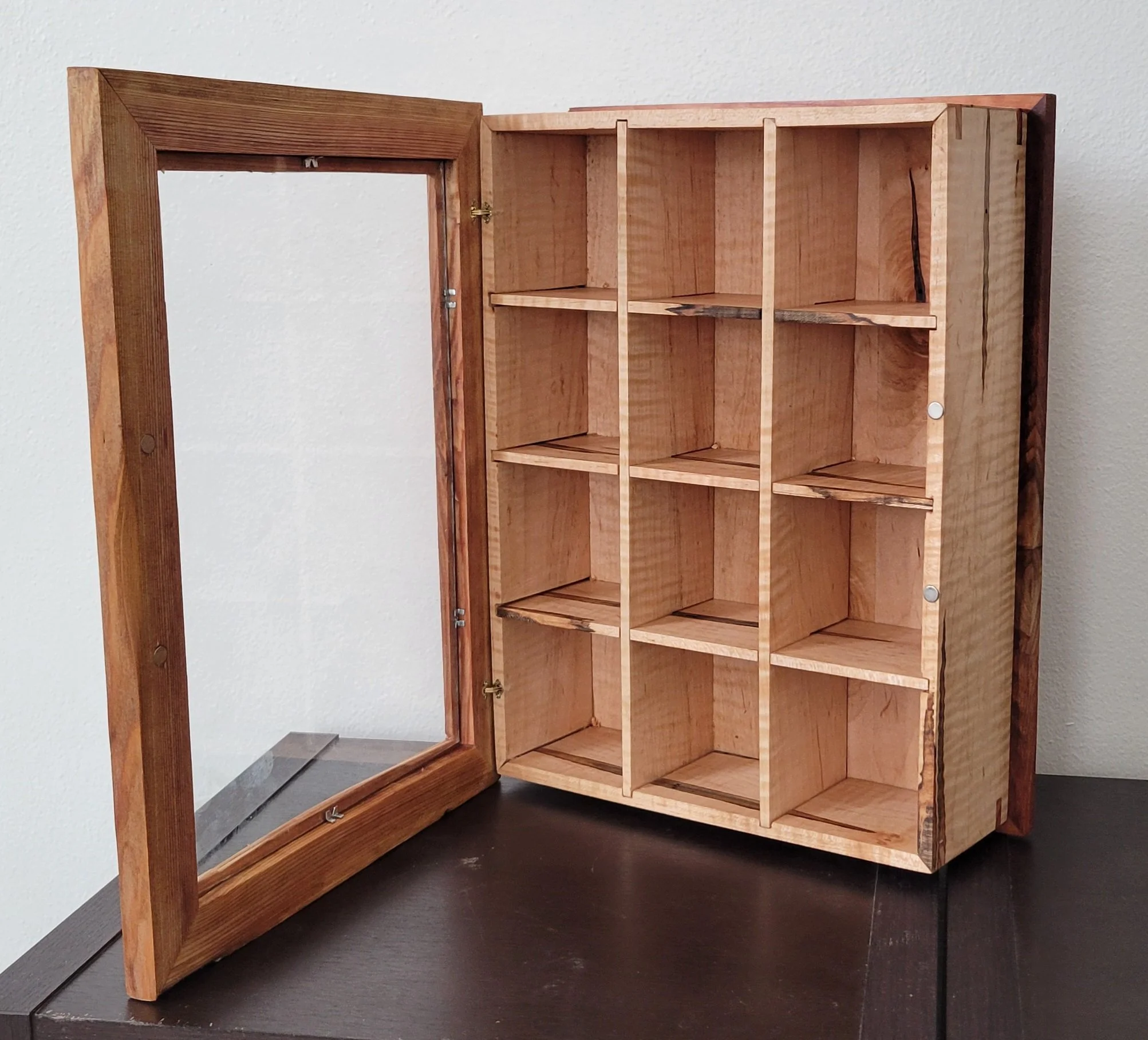 Maple/Redwood display cabinet- open 2.jpeg