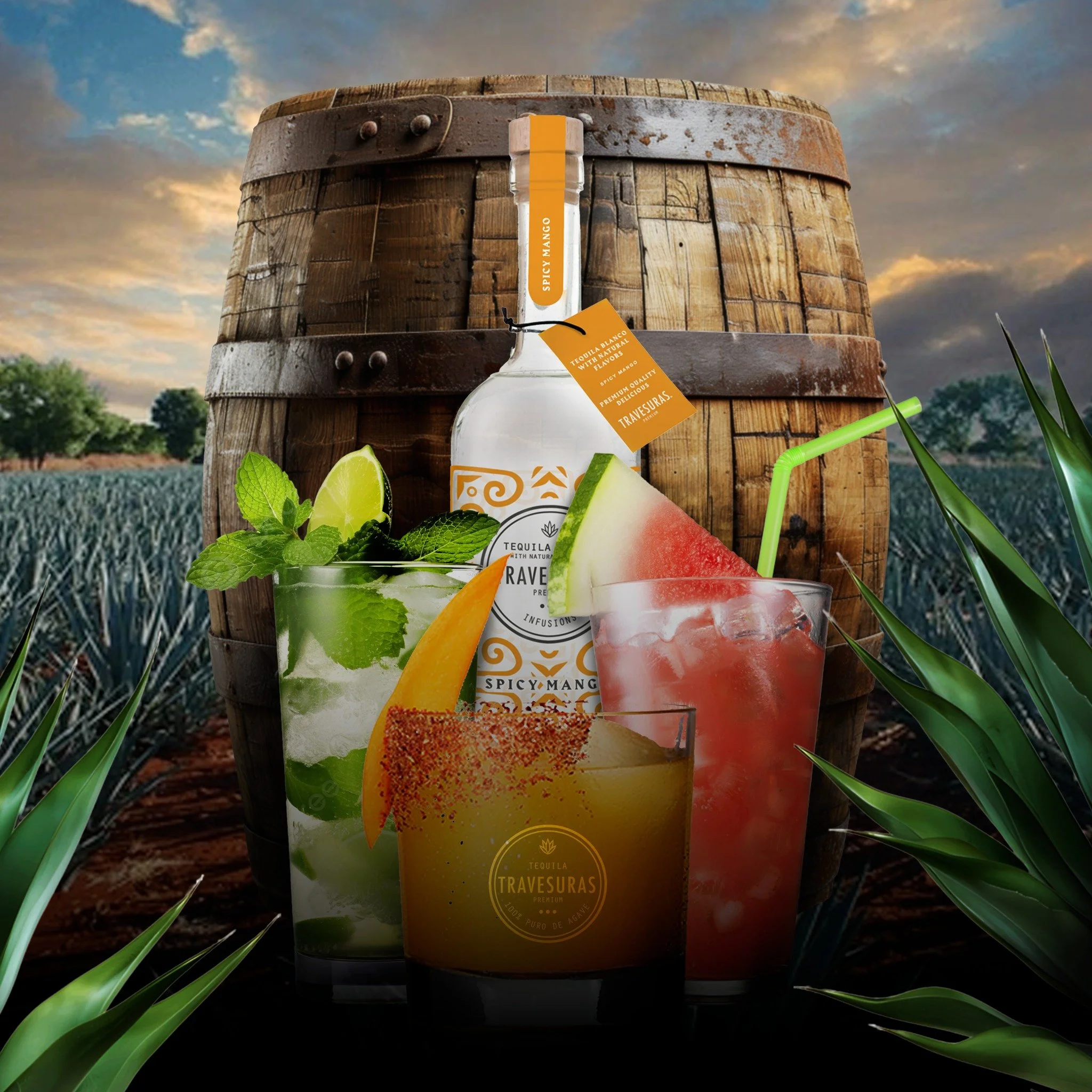 A New Taste of Mischief
The spirit of Latin passion has landed in Australia.
Meet Tequila Travesuras &mdash; 100% agave, 100% vegan, and infused with pure mischief.
Each pour brings sunshine, flavor, and fire to your cocktails.

🍋 Mango. 🍉 Watermel