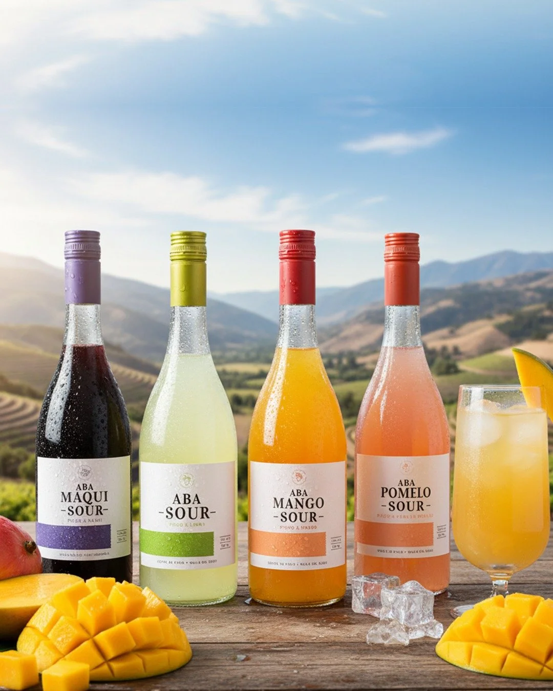 Sunshine in every sip. 🍋🍑🥭

Meet the ABA Sour Collection &mdash; Chile&rsquo;s most refreshing cocktail experience, crafted with real fruit and award-winning Pisco ABA.

✨ Two bold flavors:

💛 Lemon Sour &ndash; bright and timeless
🧡 Mango Sour 