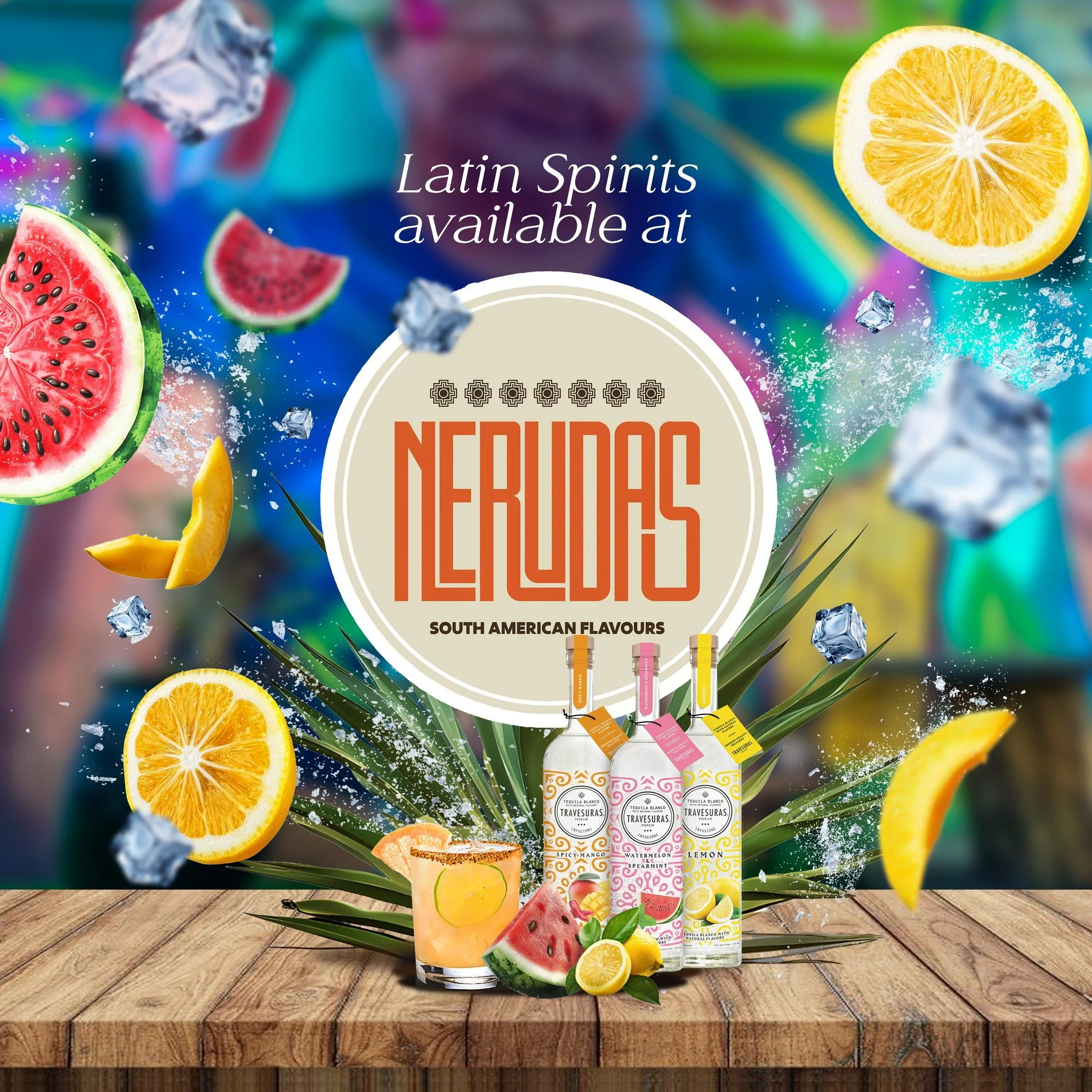 Latin Spirits available at @@nerudasbrunswick