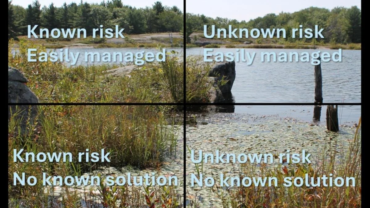 Unknown environmental risks and the Muskoka River Watershed