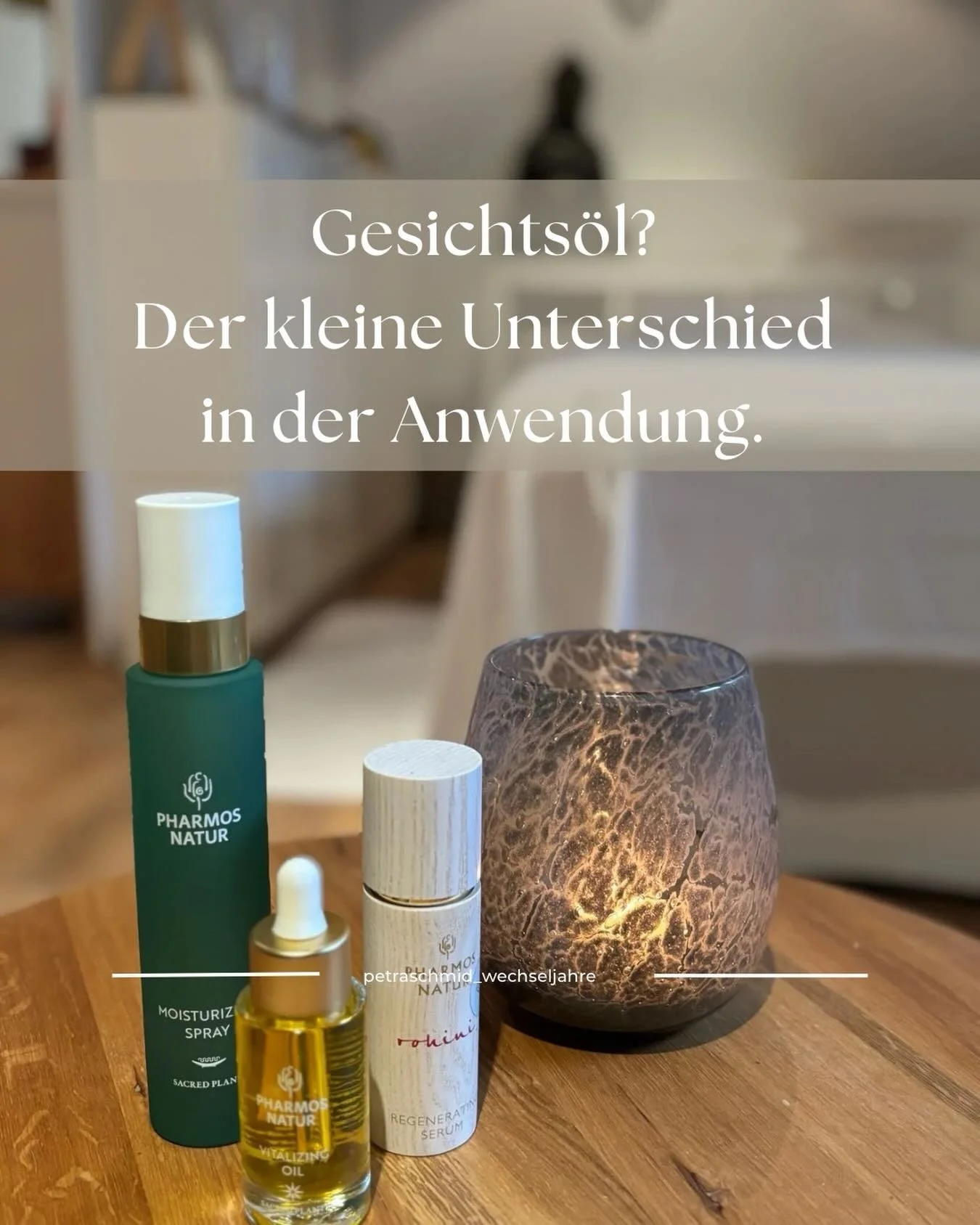 ✨Ein einfacher Schritt, der Dein Gesichts&ouml;l wirksamer macht.✨
Der Winter ist eine Einladung, die Haut anders zu n&auml;hren. Besonders die empfindliche oder reife Gesichtshaut reagiert jetzt feinf&uuml;hlig: k&auml;ltere Luft, trockene Heizung, 