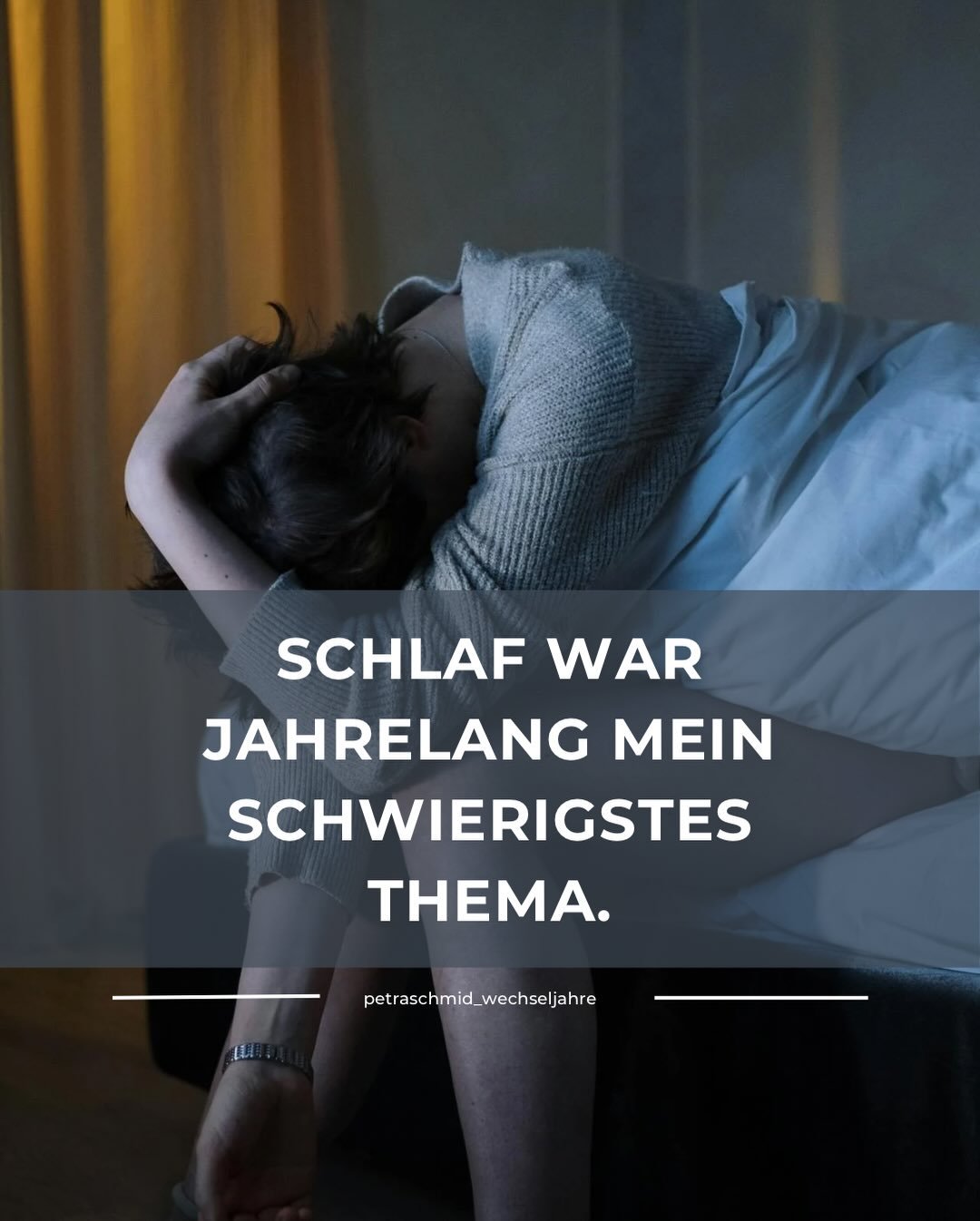 Schlaf ist f&uuml;r viele Frauen in der zweiten Lebensh&auml;lfte kein einzelnes Thema, sondern etwas, das immer wieder kippt &ndash; mal besser, mal schlechter.

Nicht, weil sie sich nicht k&uuml;mmern.
Sondern weil vieles gut gemeint ist &ndash; un