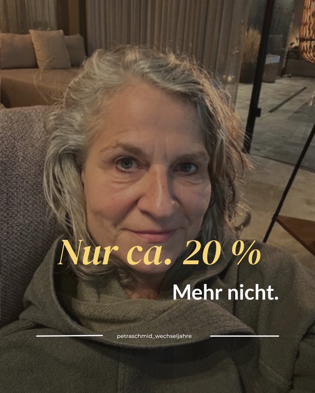 Nur ca. 20 %&hellip;.
Wir sprechen oft &uuml;ber Gene.
&Uuml;ber Veranlagung.
&Uuml;ber &bdquo;Das liegt halt in der Familie&ldquo;.

Was viele nicht wissen:
Studien zur Langlebigkeit zeigen, dass genetische Faktoren nur etwa 10&ndash;20 % unserer Le