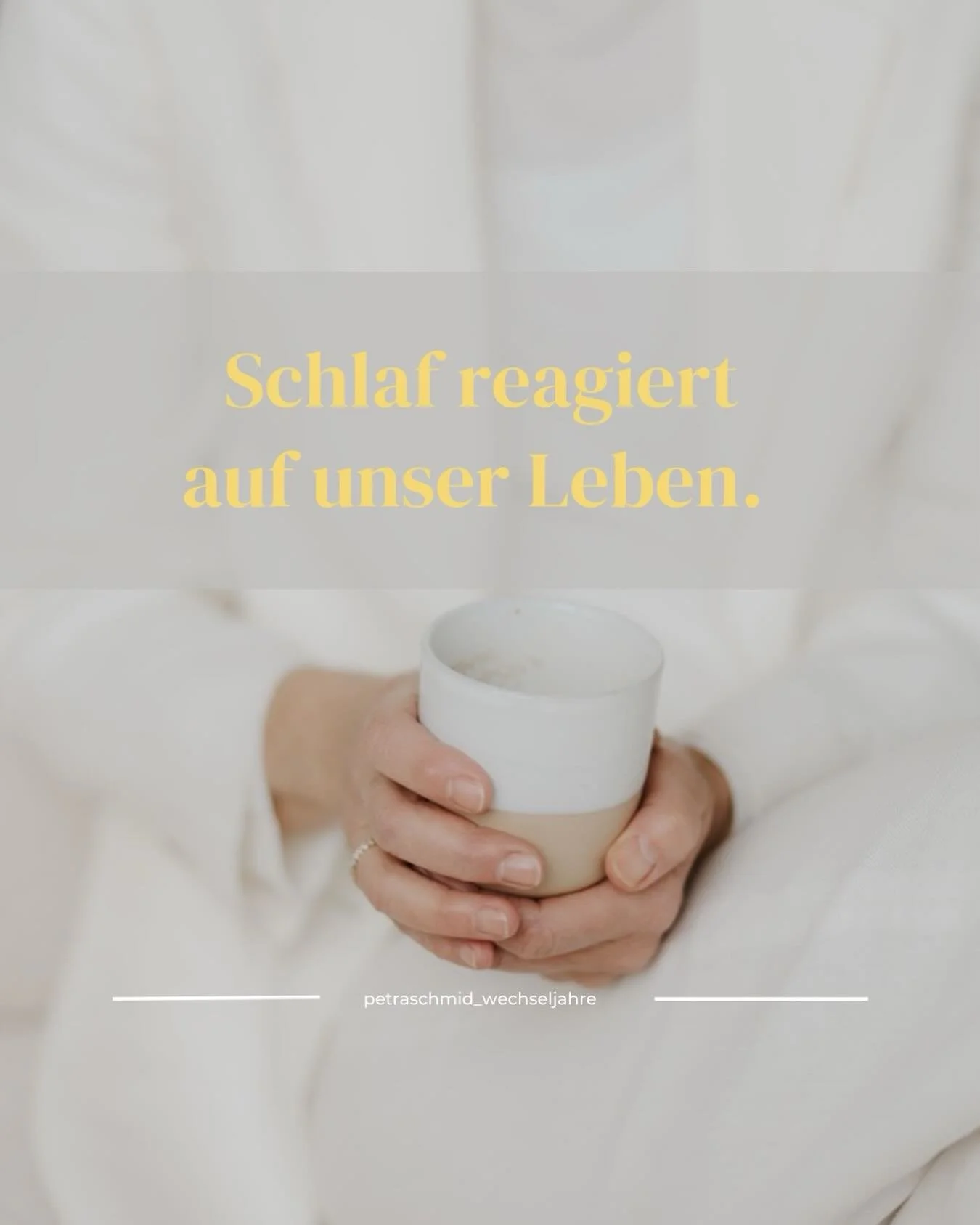 Viele Frauen erleben, dass Schlaf nicht mehr einfach &bdquo;passiert&ldquo;.
Abends schwer einschlafen.
Nachts immer wieder wach werden.
Oder durchschlafen und sich morgens trotzdem nicht wirklich erholt f&uuml;hlen.

Daf&uuml;r gibt es nachvollziehb