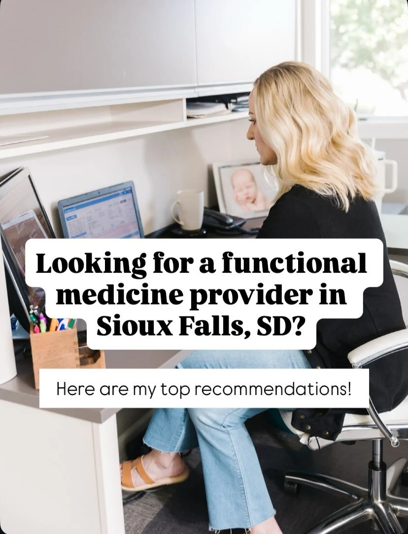 Building your support team is SO important, especially when you&rsquo;re navigating health challenges that need a whole-body approach.
⠀⠀⠀⠀⠀⠀⠀⠀⠀
These are two amazing functional medicine providers I recommend right here in Sioux Falls: 
✨ @radiantht
