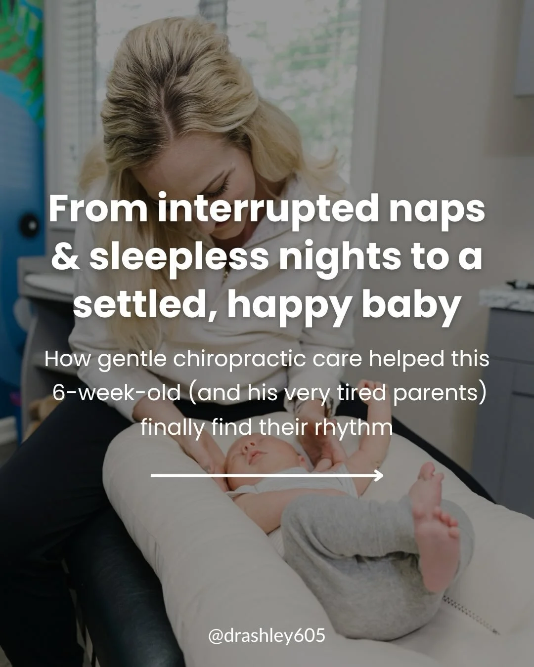 If you&rsquo;re in the thick of the witching hour right now, holding a gassy, inconsolable baby for the third hour in a row while running on zero sleep &mdash; this one&rsquo;s for you. 🤍

This little guy came to me at 6 weeks old. 

Fussy, gassy, c