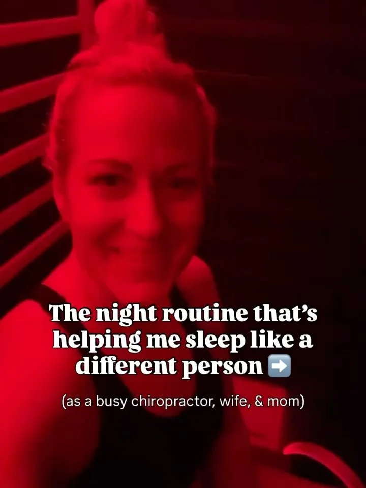 My nighttime routine is an essential part of my day to help me sleep the best I can 😴

Your nervous system needs a signal that the day is over. 

These are the things that actually give it one.

1. Sauna: I rotate between infrared and traditional de