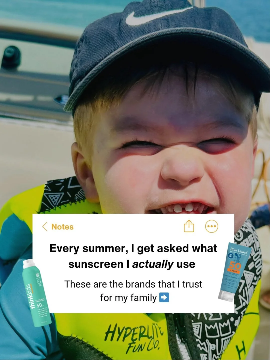 This is my keep-it-simple rule for sunscreen: mineral-based &amp; clean ingredients.
⠀⠀⠀⠀⠀⠀⠀⠀⠀
📌 SAVE this for reference! 
⠀⠀⠀⠀⠀⠀⠀⠀⠀
Here are my favorites for the whole family ⬇️
⠀⠀⠀⠀⠀⠀⠀⠀⠀
@thinksuncare
@bluelizardsunscreen
@brushonblock
@supergoop
