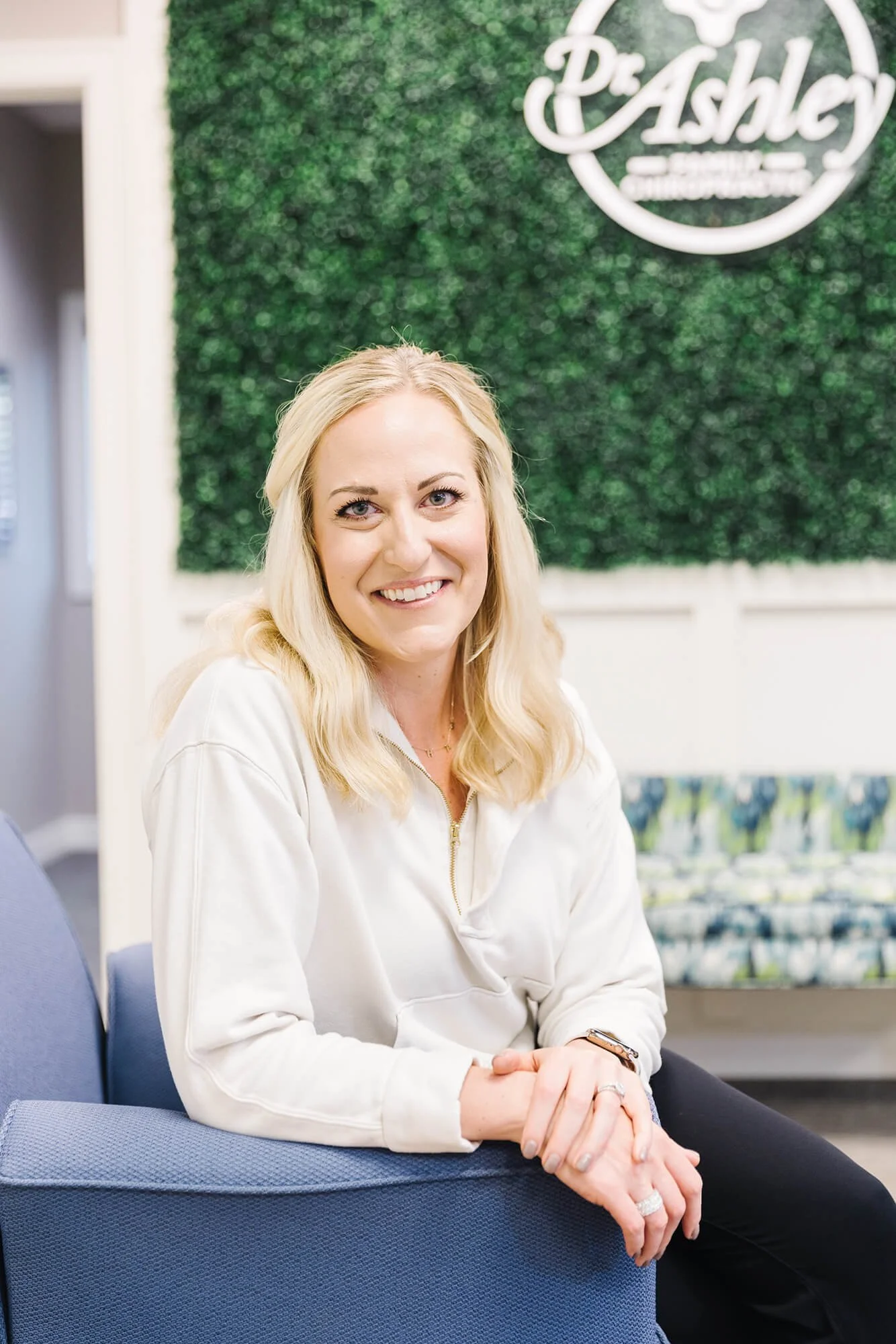 Dr. Ashley Pfaff, female prenatal, pregnancy, and family chiropractor in Sioux Falls, SD