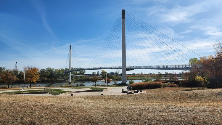 Bob Kerrey Pedestrian Bridge between Nebraska and Iowa