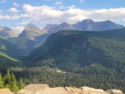 Glacier Mountain Layers