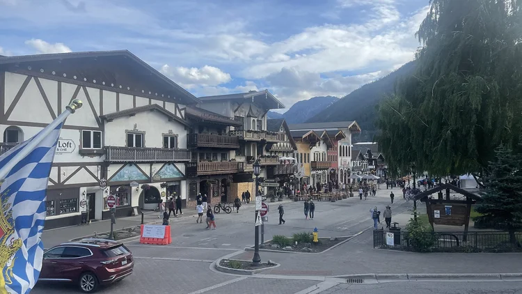 Main Street Leavenworth - German Architecture