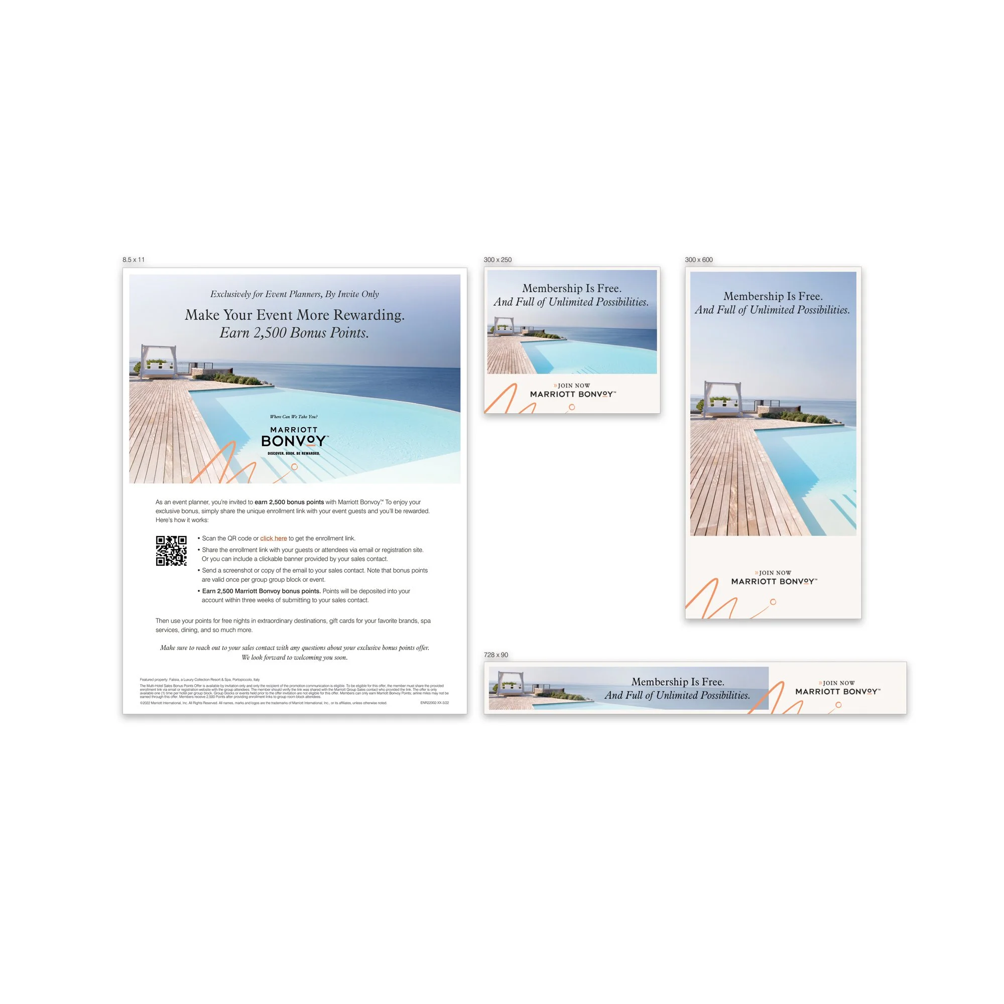 An image of the Bonvoy Membership digital components.