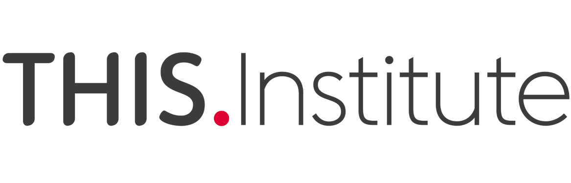 Logo with the words 'THIS' in bold black letters, a red dot, and 'Institute' in lighter grey text.