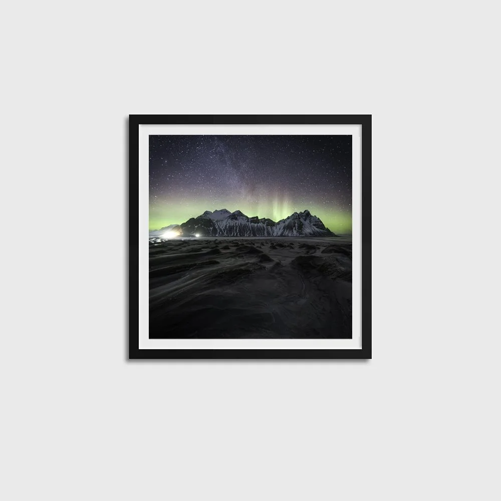 Vega over Stokksnes Sands