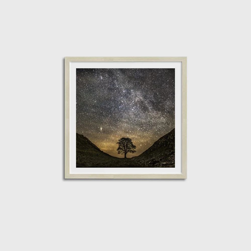 Sycamore Gap Starscape SQUARE BLACK FRAME.jpg