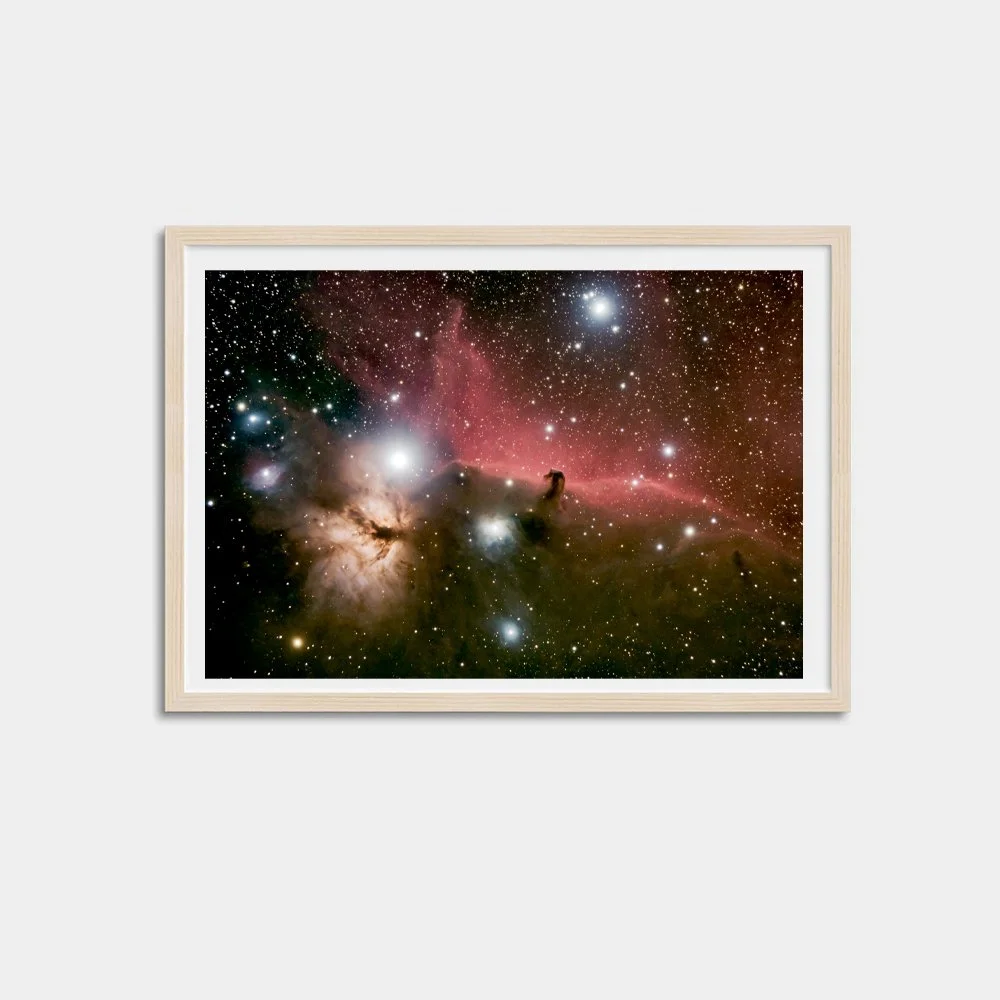 Horsehead & Flame Nebula OAK FRAME.jpg