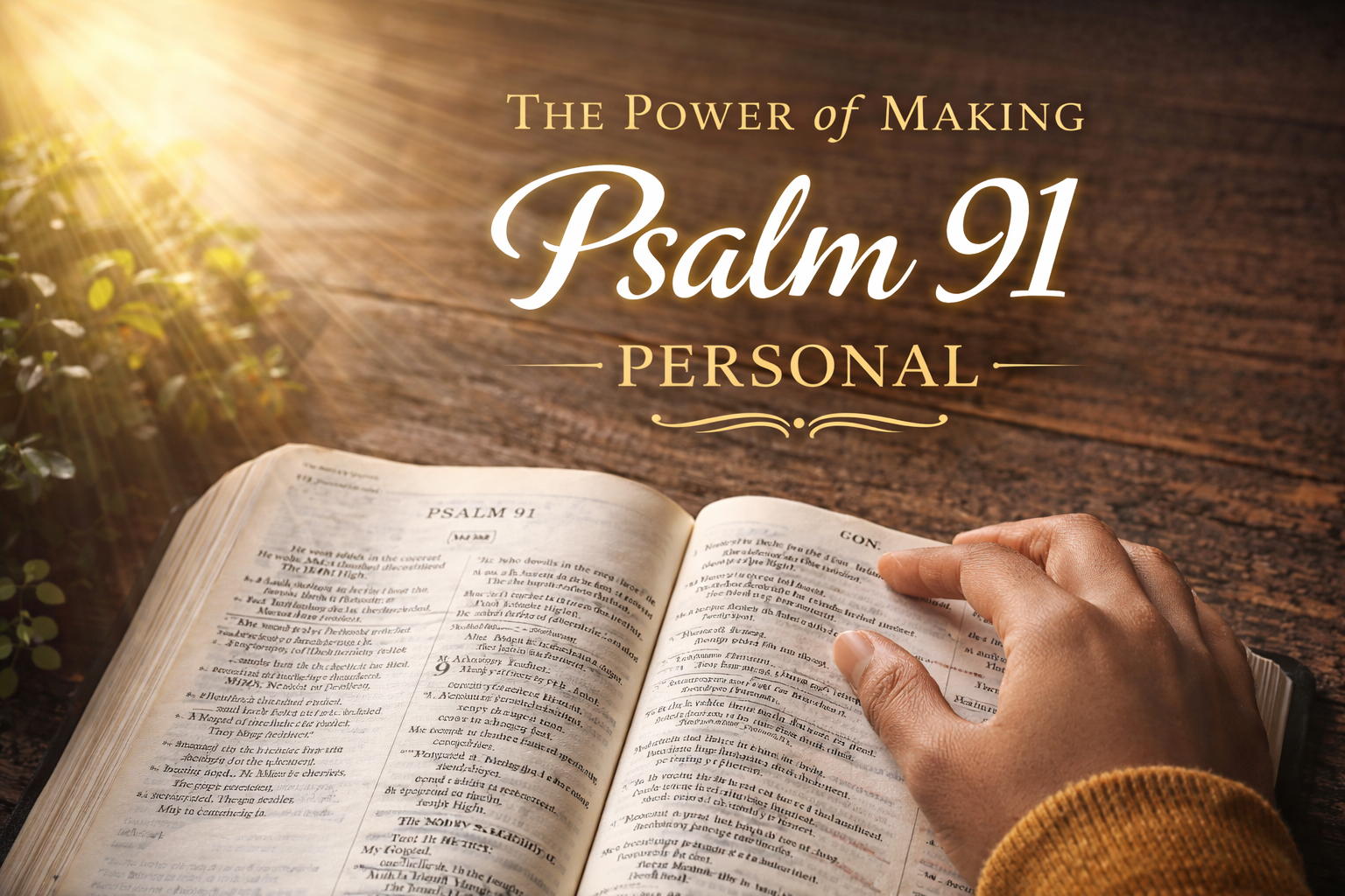 The Power of Making Psalm 91 Personal