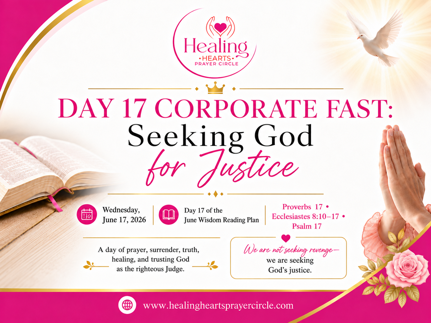 Corporate Fast: Seeking God for Justice