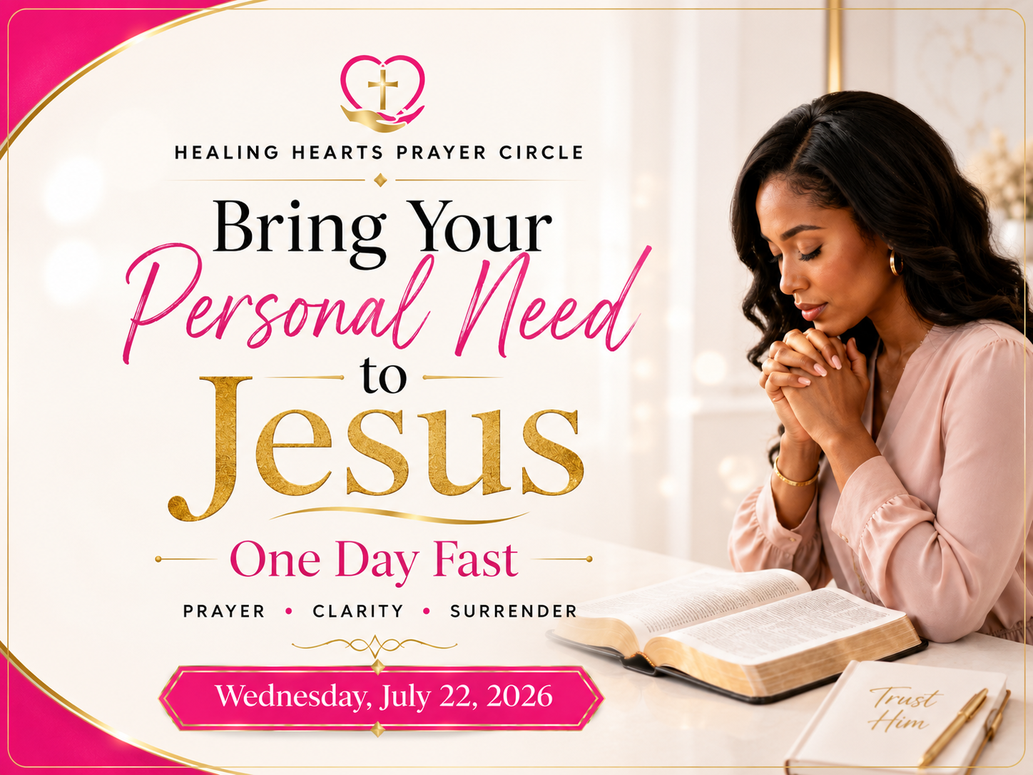 Corporate Fast: Bring Your Personal Need to Jesus