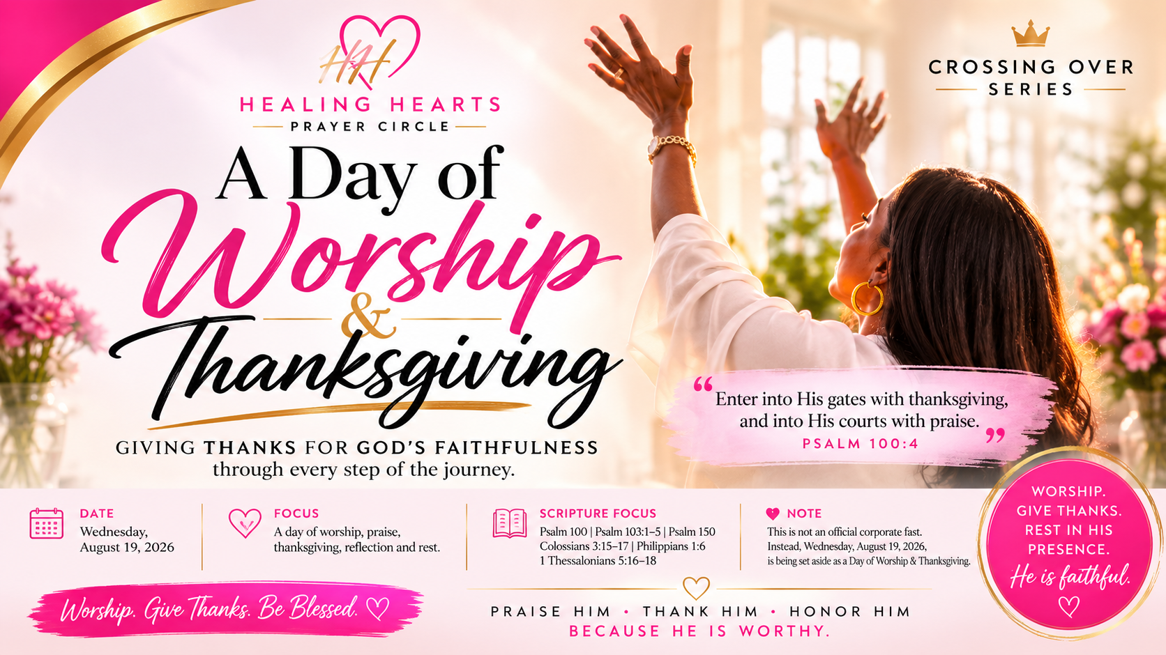 DAY OF WORSHIP &amp; THANKSGIVING