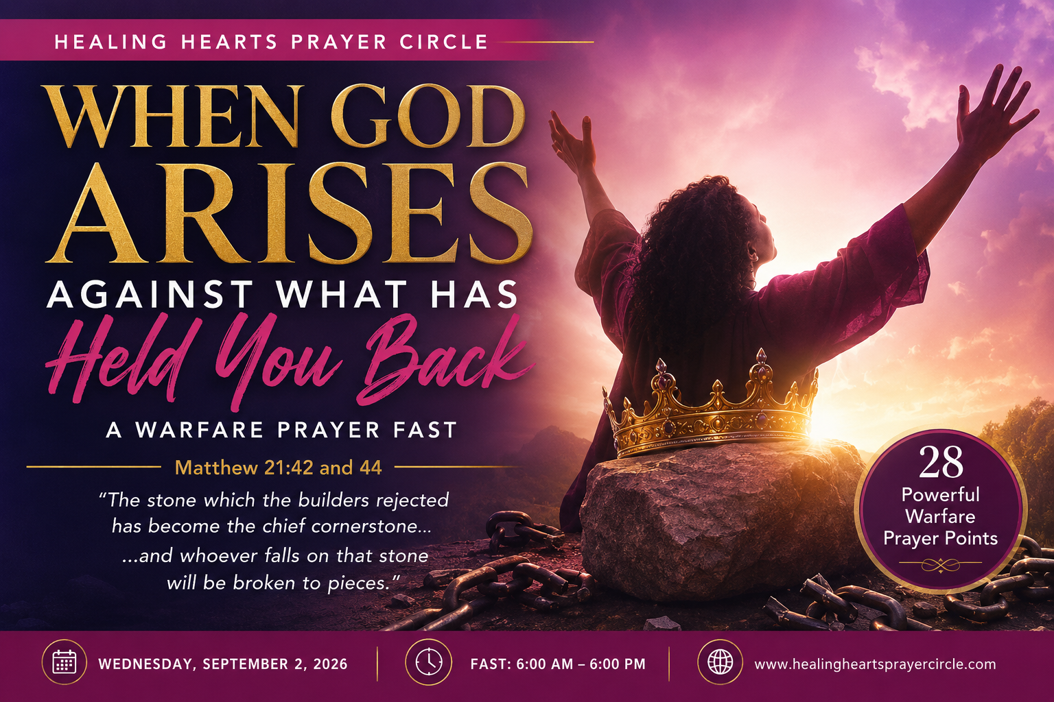 When God Arises Against What Has Held You Back
